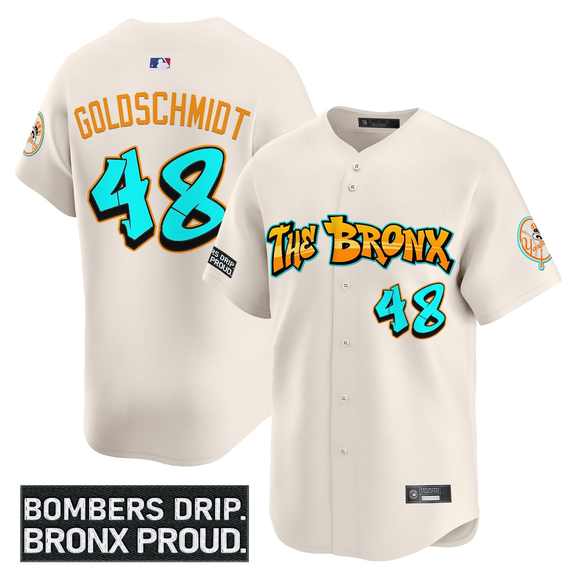 Men’s ‘Graffiti Bronx Bombers Edition’ Vapor Premier Limited Jersey