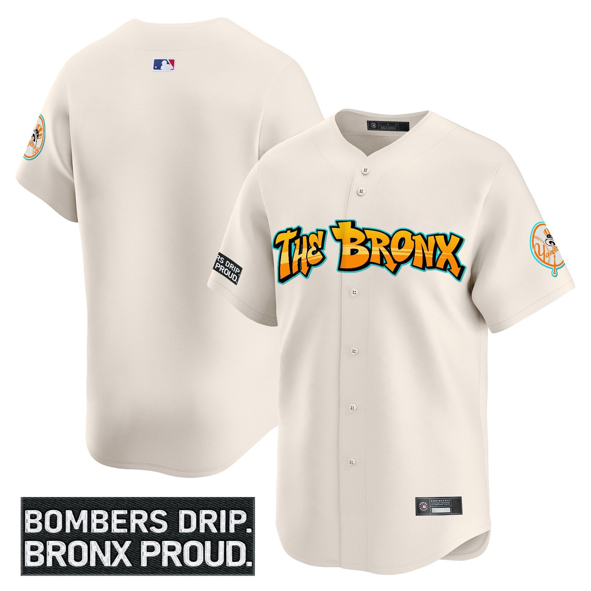 Men’s ‘Graffiti Bronx Bombers Edition’ Vapor Premier Limited Jersey