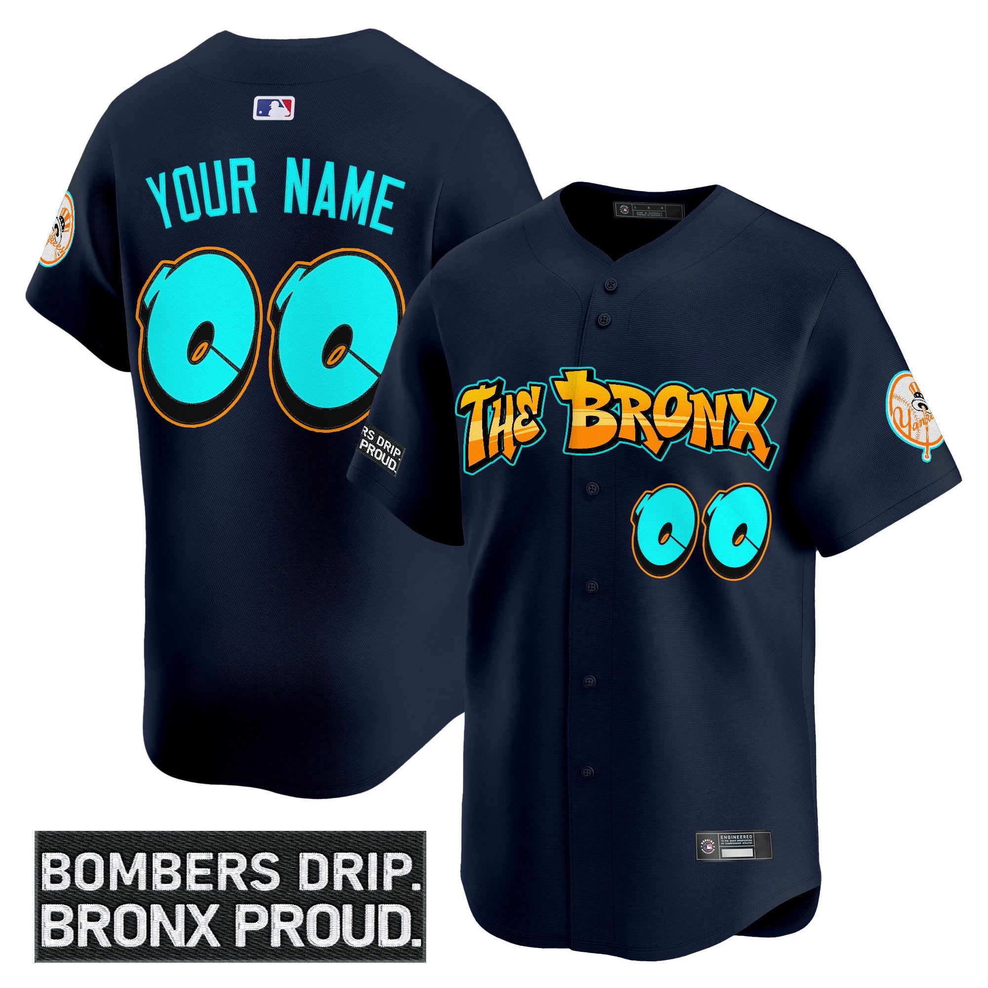 ‘Graffiti Bronx Bombers Edition’ Vapor Premier Limited Custom Jersey