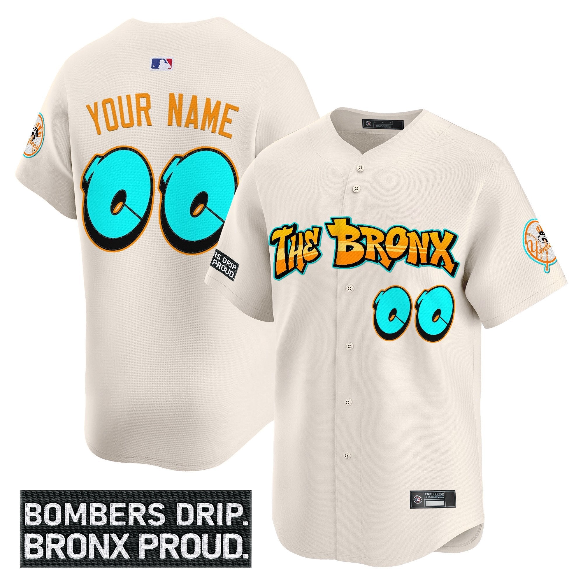 ‘Graffiti Bronx Bombers Edition’ Vapor Premier Limited Custom Jersey