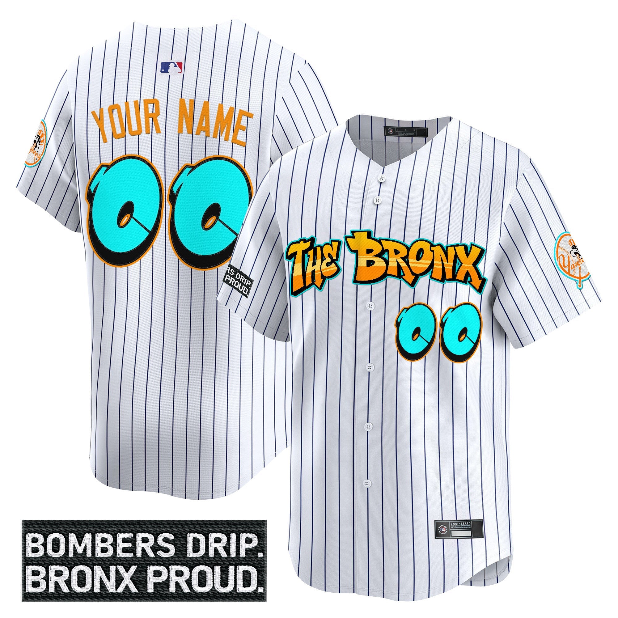 ‘Graffiti Bronx Bombers Edition’ Vapor Premier Limited Custom Jersey