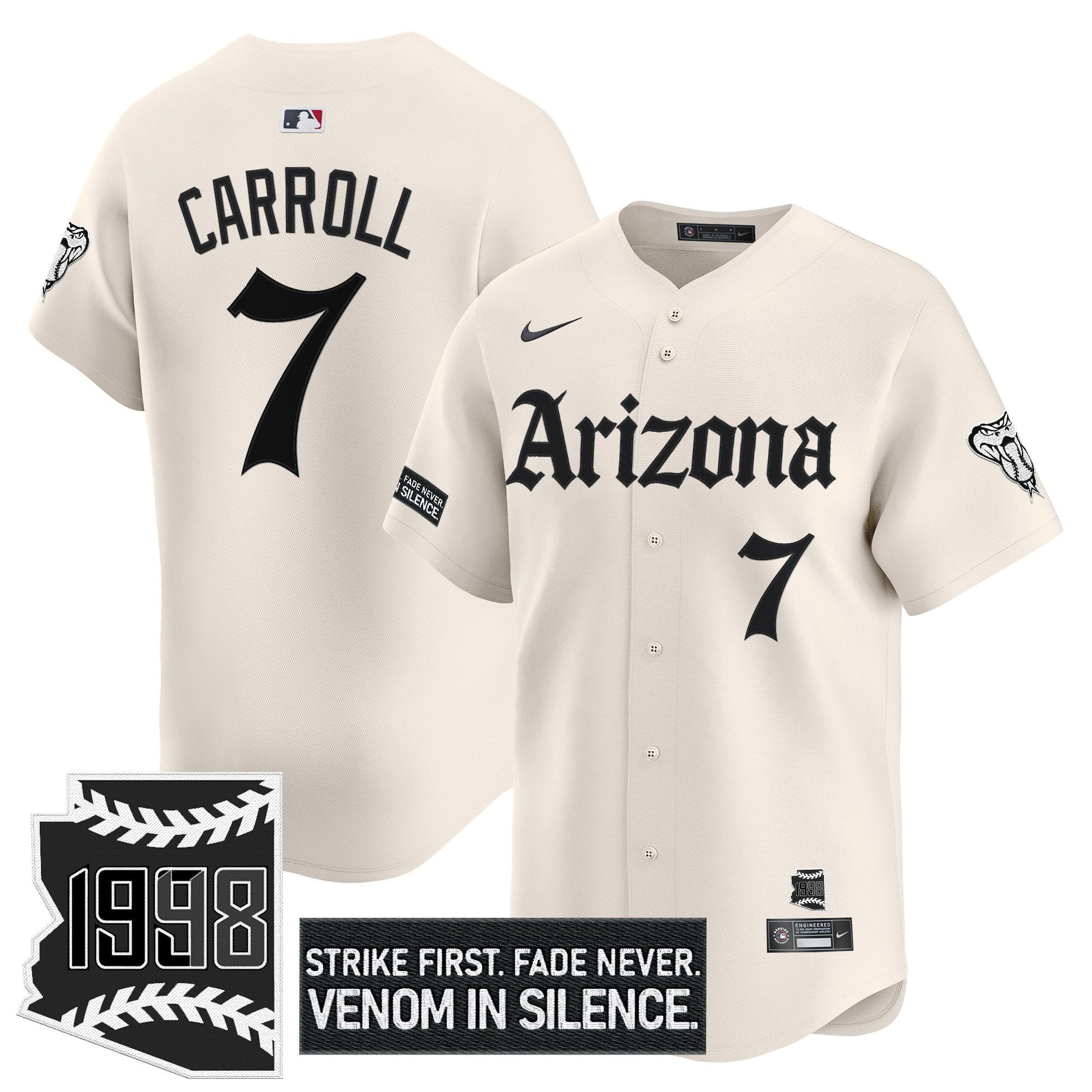 Men’s Arizona ‘Gothic Desert Fang Edition’ Vapor Premier Limited Jersey