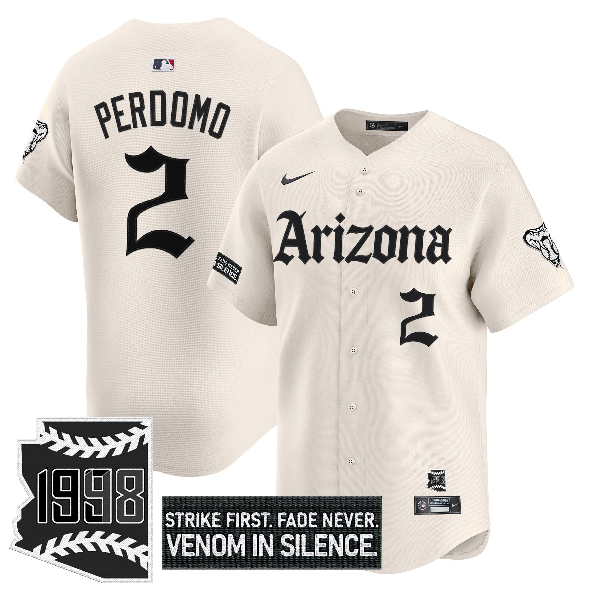 Men’s Arizona ‘Gothic Desert Fang Edition’ Vapor Premier Limited Jersey