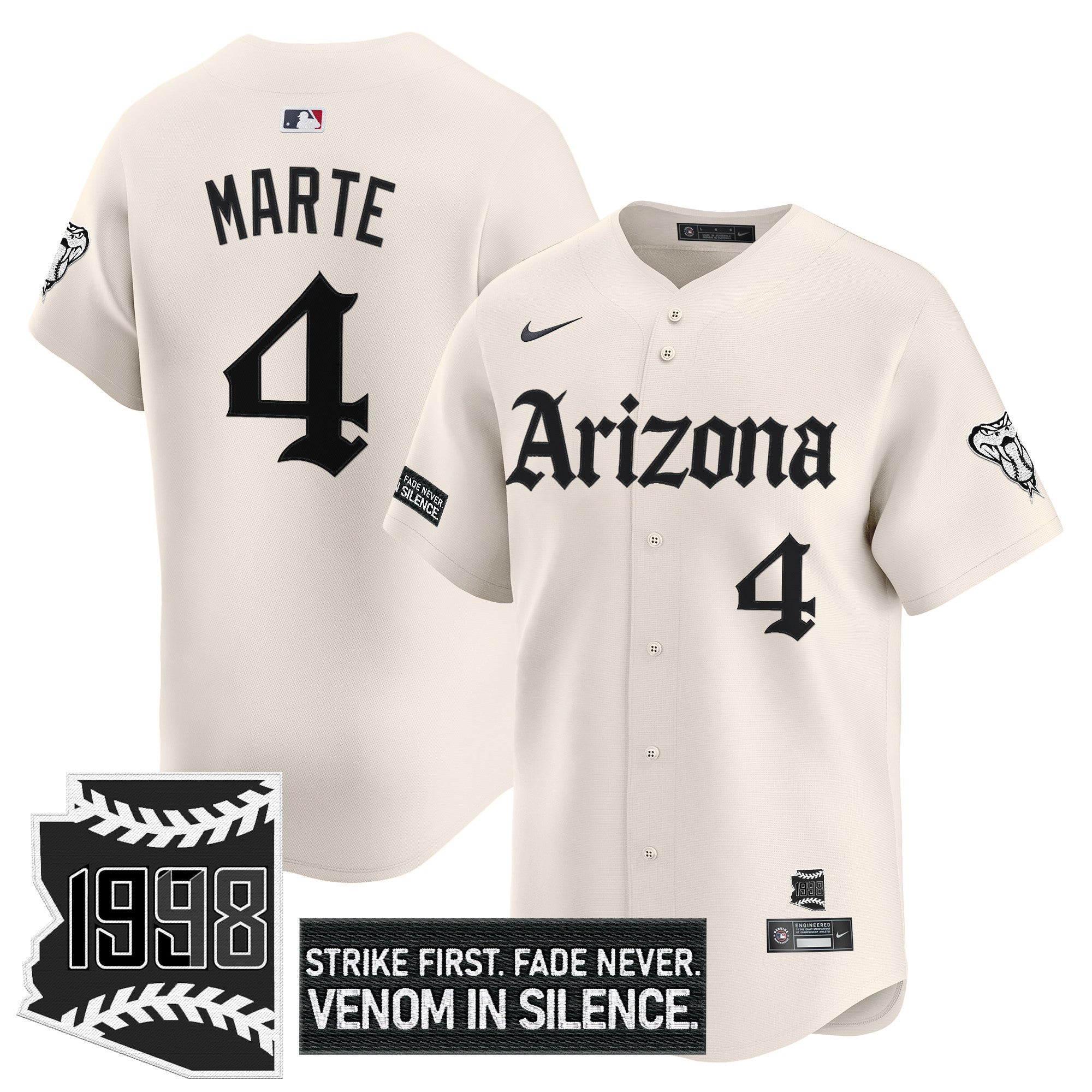 Men’s Arizona ‘Gothic Desert Fang Edition’ Vapor Premier Limited Jersey