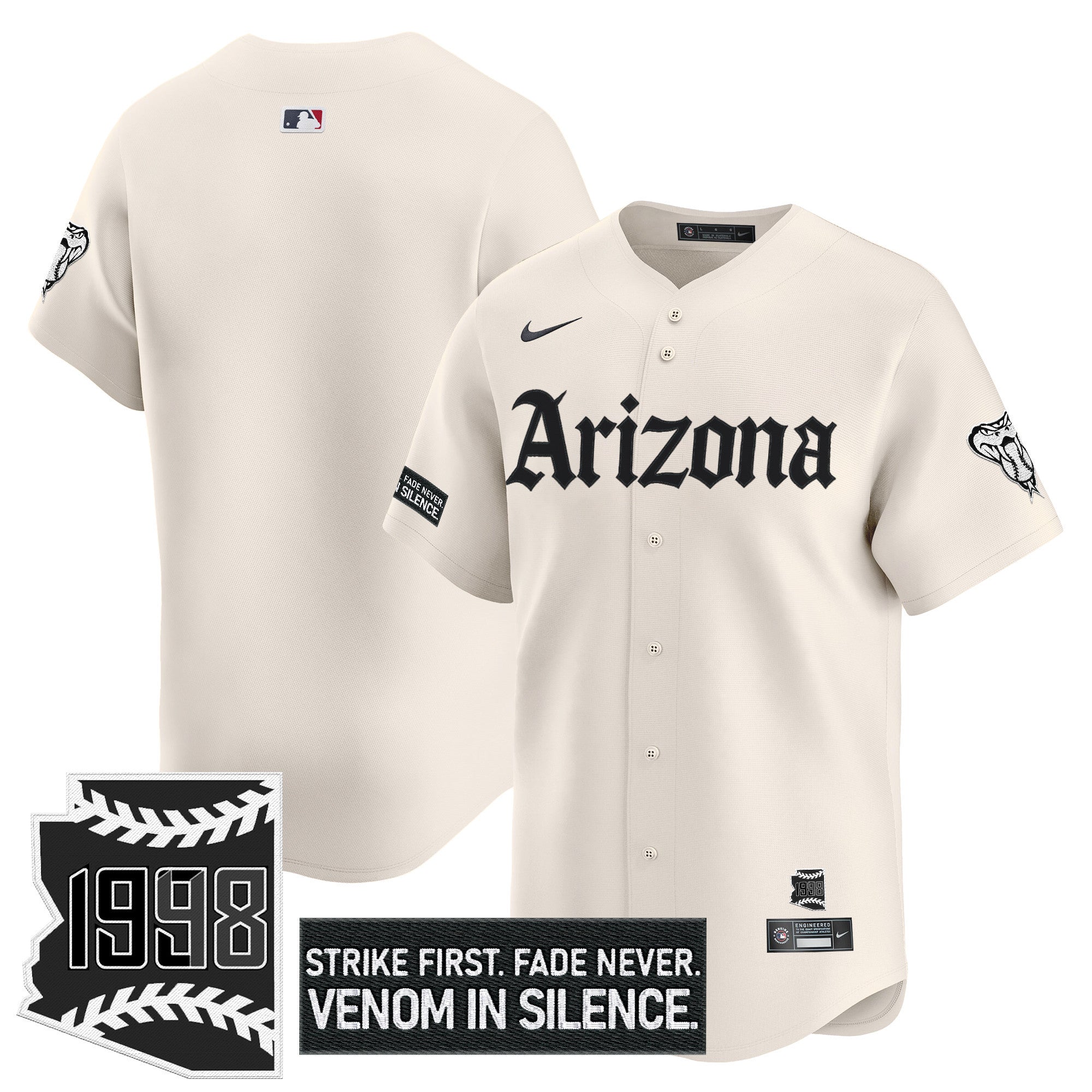 Men’s Arizona ‘Gothic Desert Fang Edition’ Vapor Premier Limited Jersey