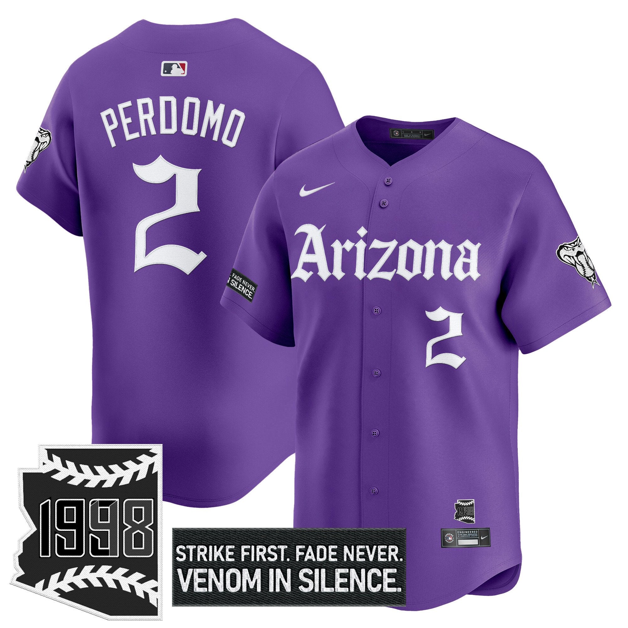 Men’s Arizona ‘Gothic Desert Fang Edition’ Vapor Premier Limited Jersey