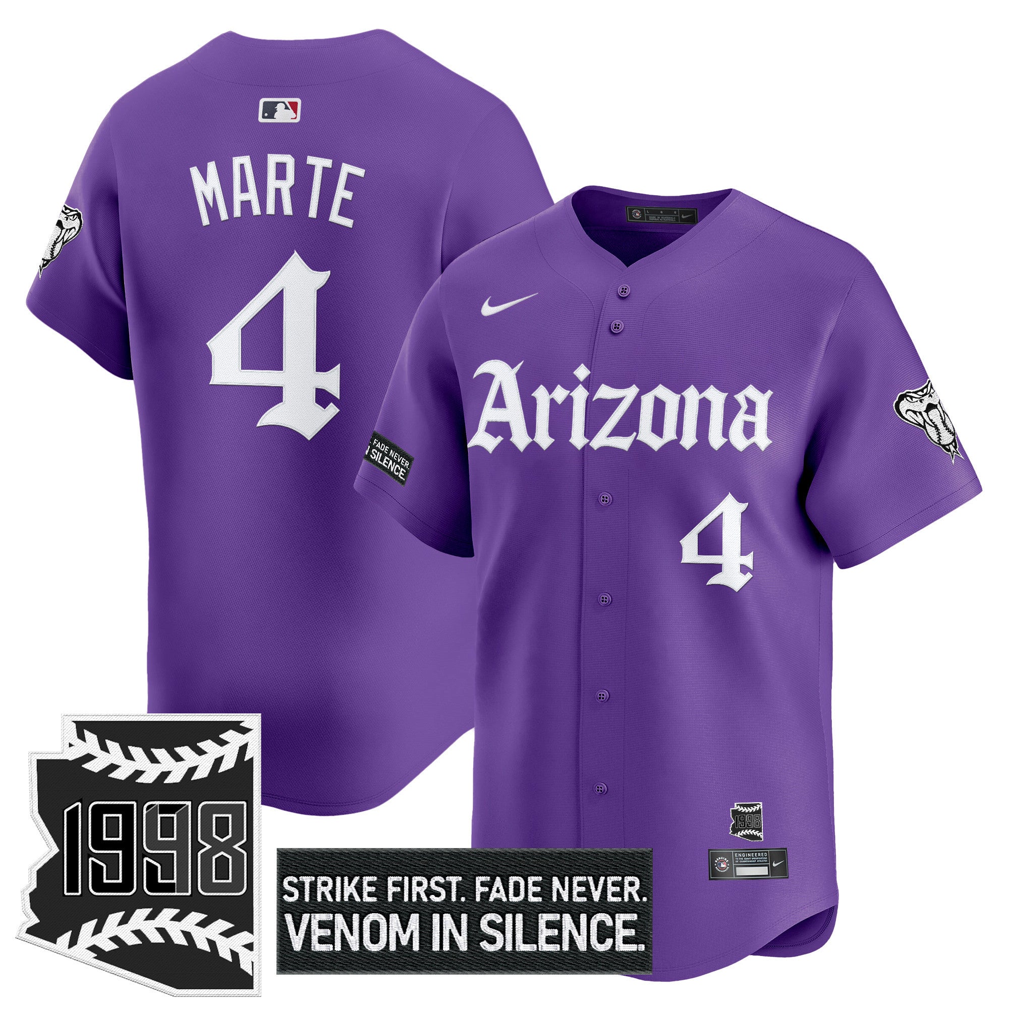 Men’s Arizona ‘Gothic Desert Fang Edition’ Vapor Premier Limited Jersey