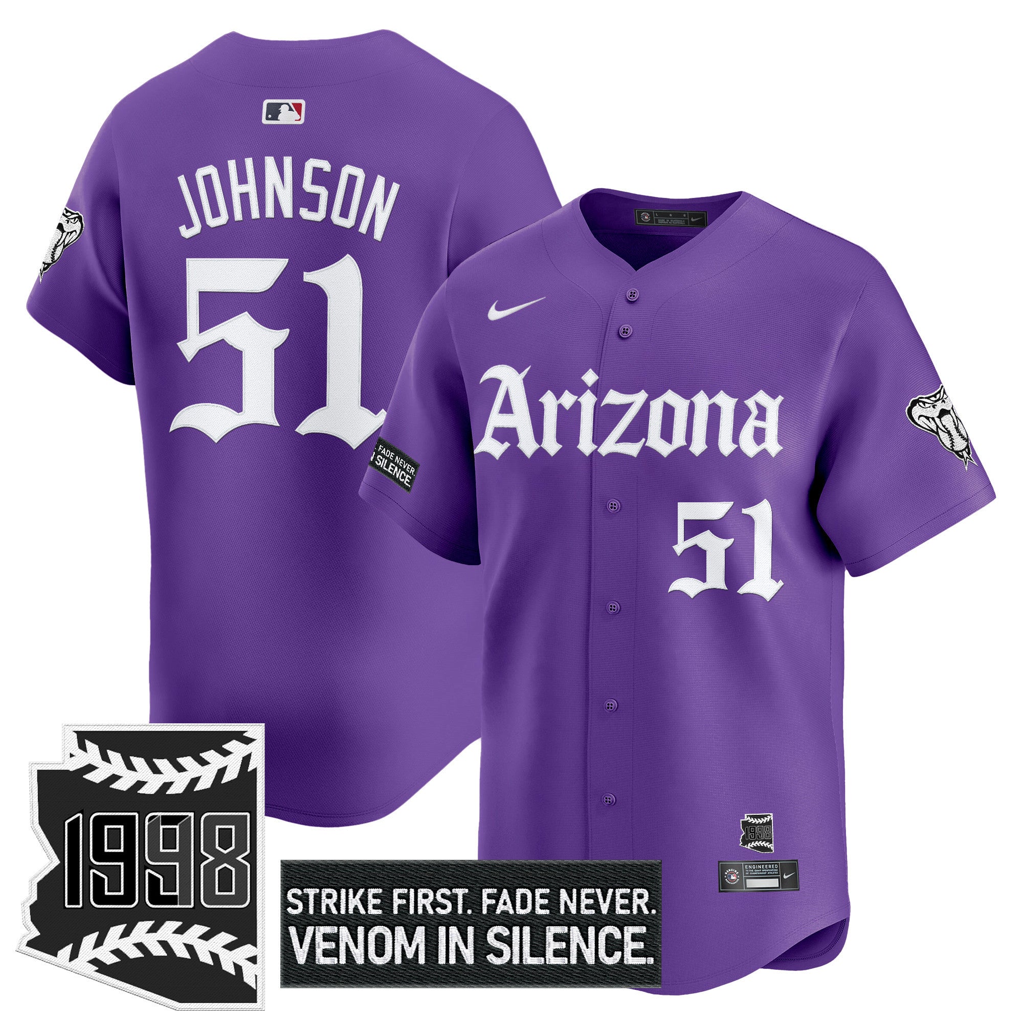Men’s Arizona ‘Gothic Desert Fang Edition’ Vapor Premier Limited Jersey