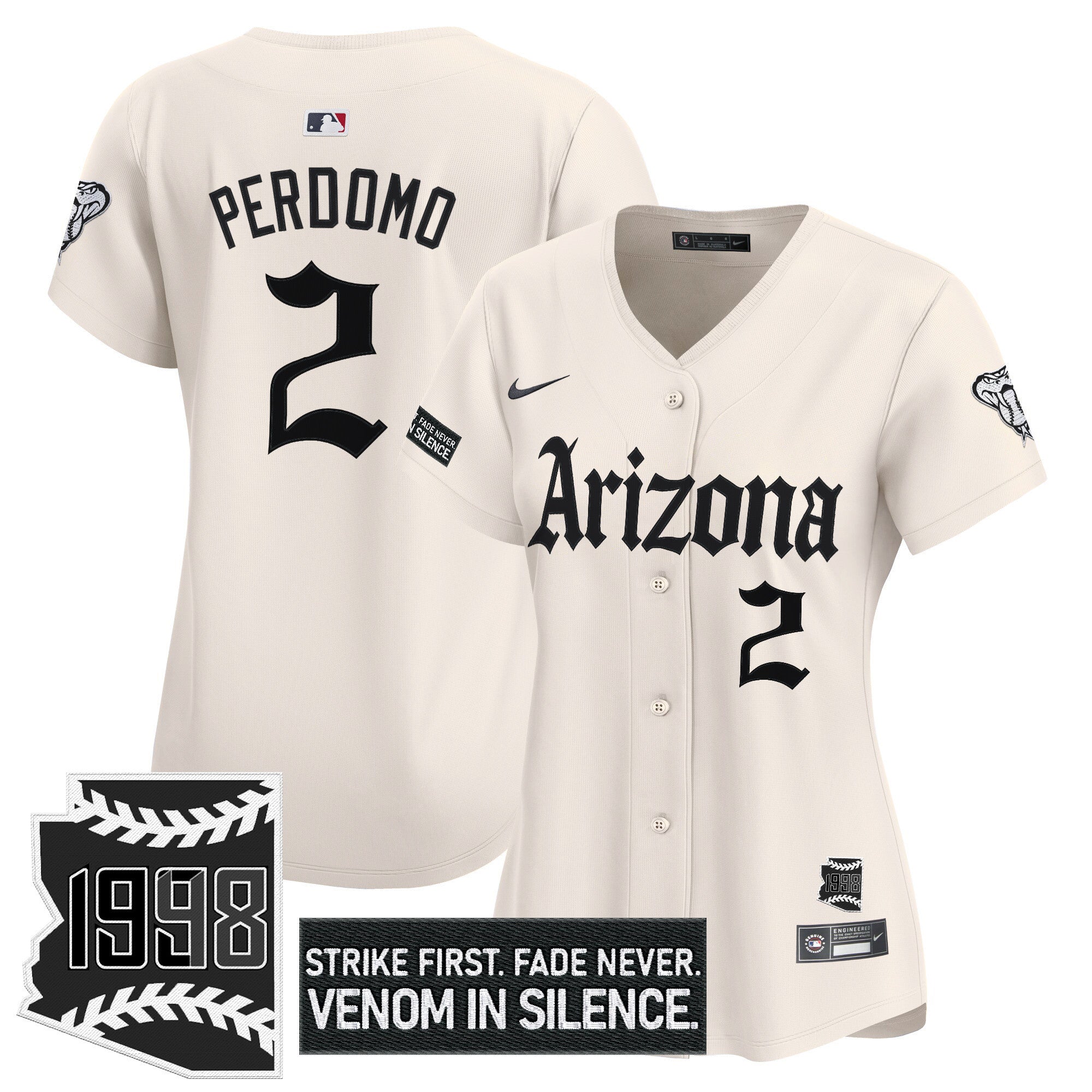 Women’s Arizona ‘Gothic Desert Fang Edition’ Vapor Premier Limited Jersey