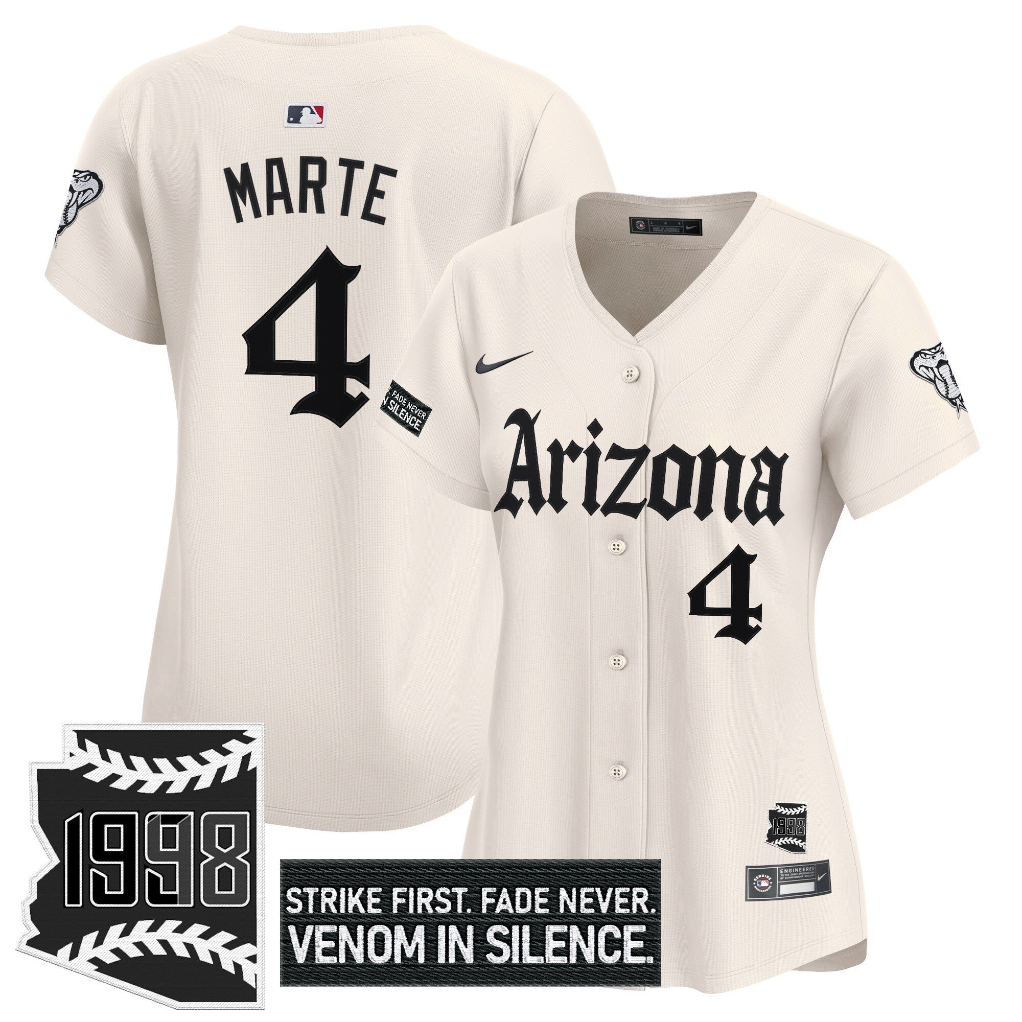 Women’s Arizona ‘Gothic Desert Fang Edition’ Vapor Premier Limited Jersey