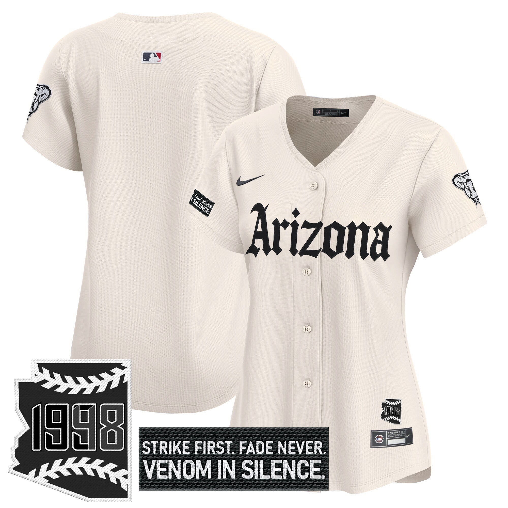 Women’s Arizona ‘Gothic Desert Fang Edition’ Vapor Premier Limited Jersey