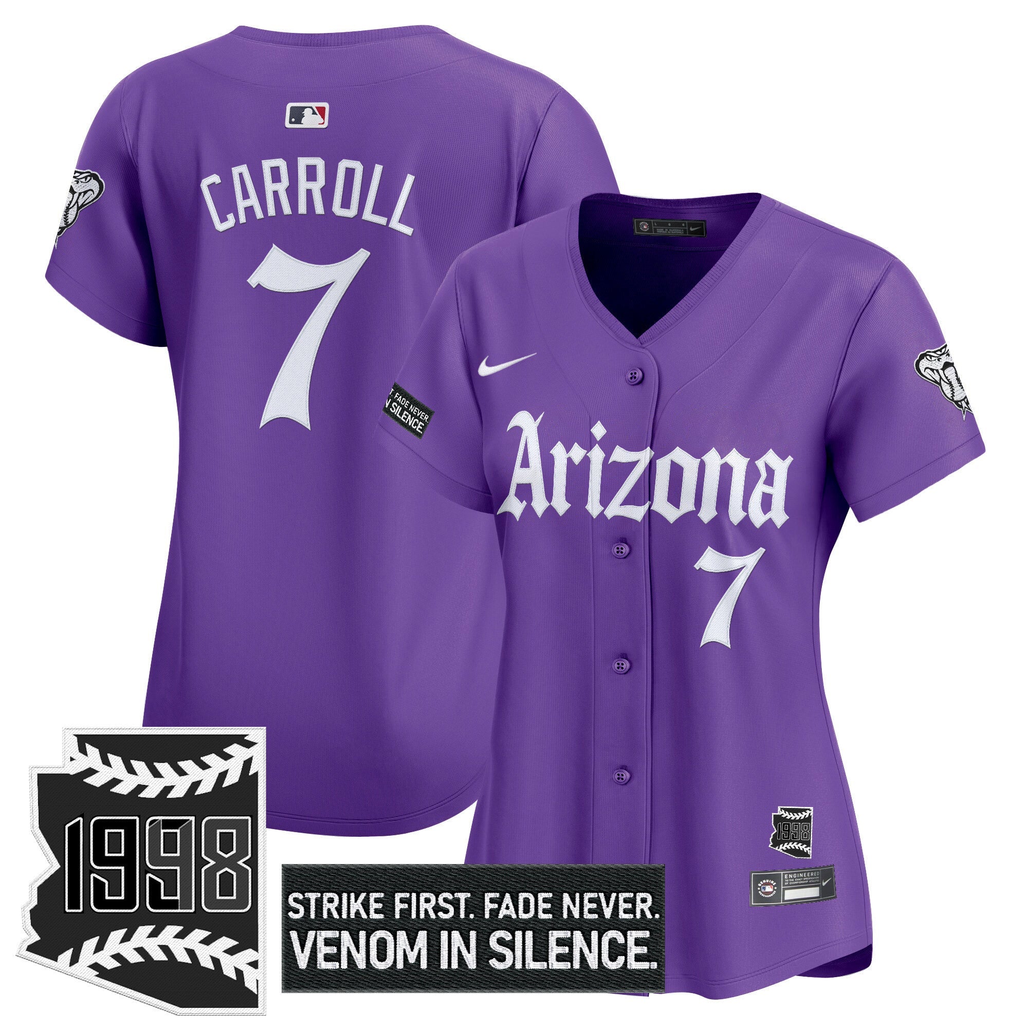 Women’s Arizona ‘Gothic Desert Fang Edition’ Vapor Premier Limited Jersey