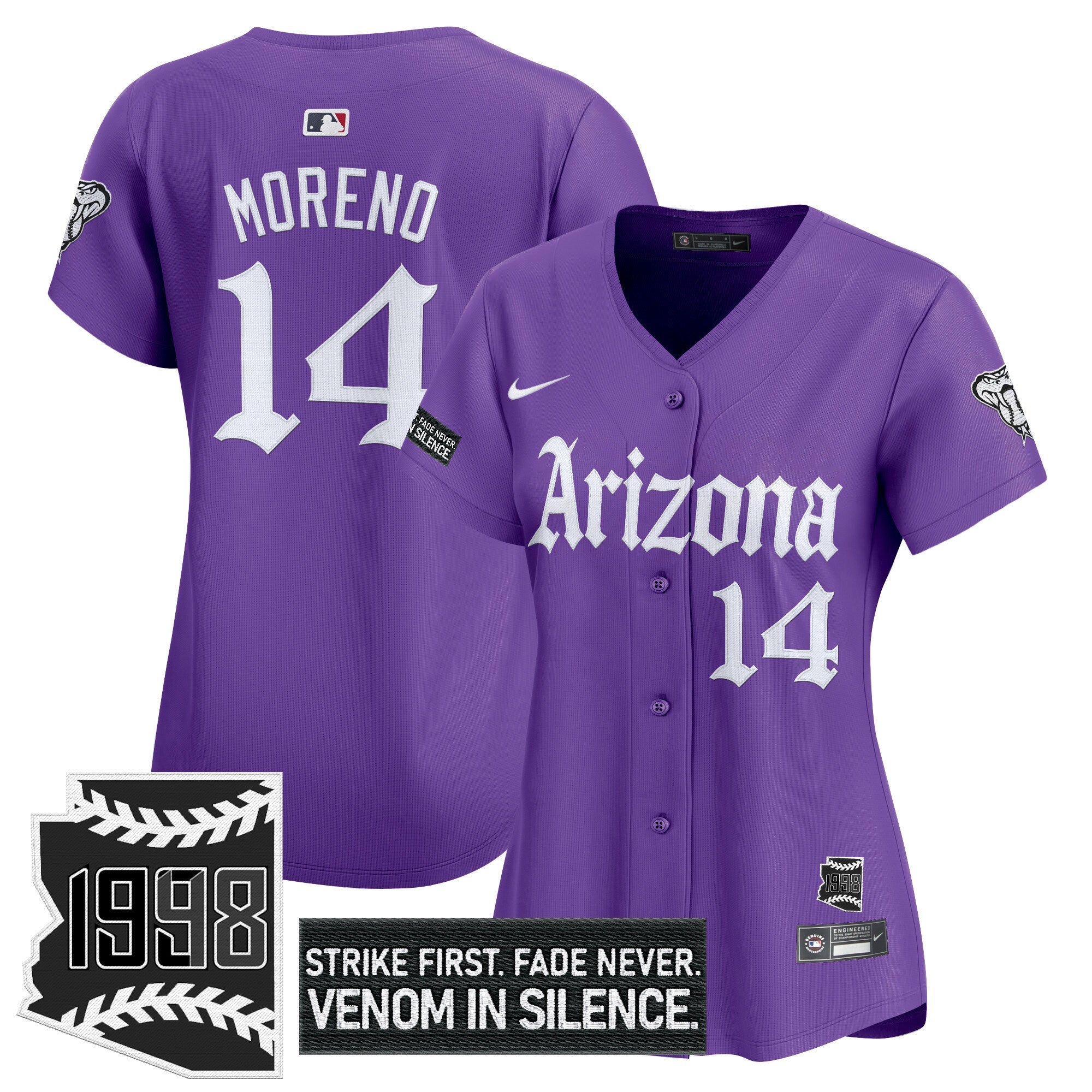 Women’s Arizona ‘Gothic Desert Fang Edition’ Vapor Premier Limited Jersey