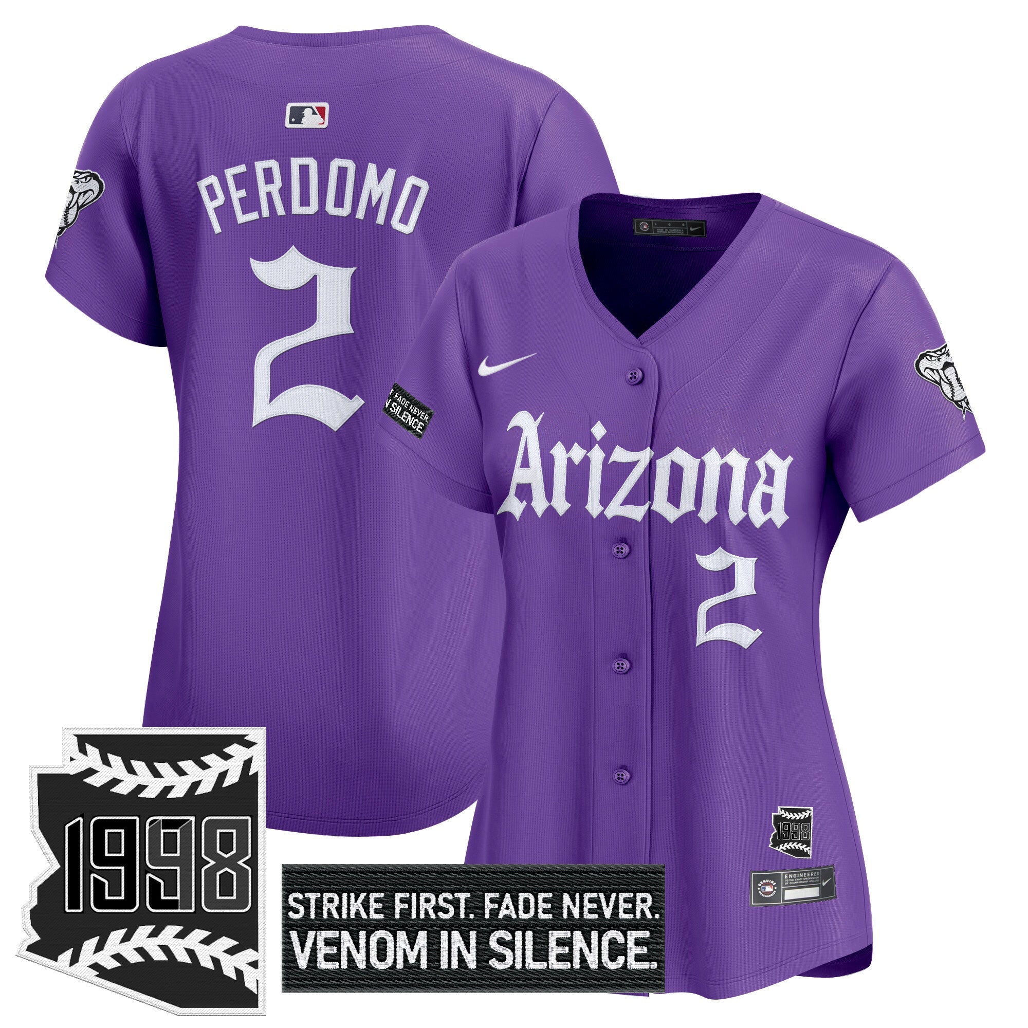 Women’s Arizona ‘Gothic Desert Fang Edition’ Vapor Premier Limited Jersey