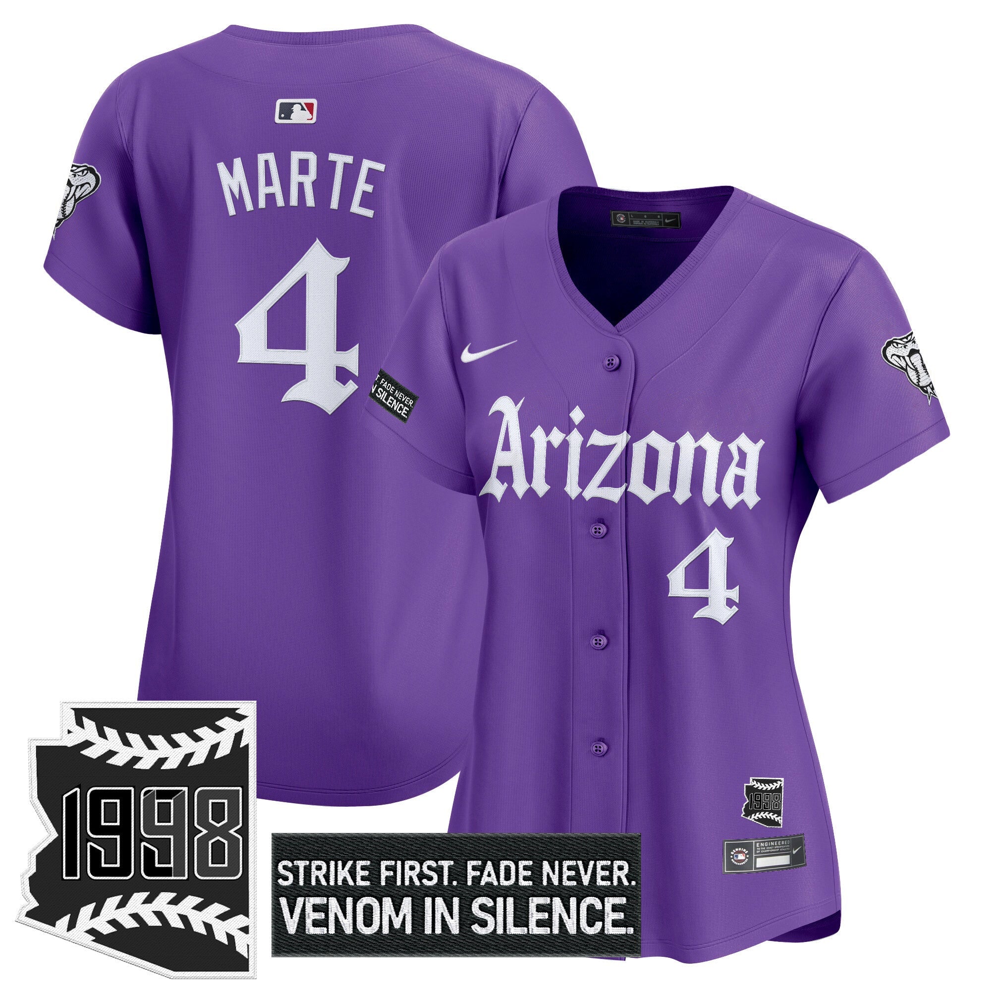 Women’s Arizona ‘Gothic Desert Fang Edition’ Vapor Premier Limited Jersey