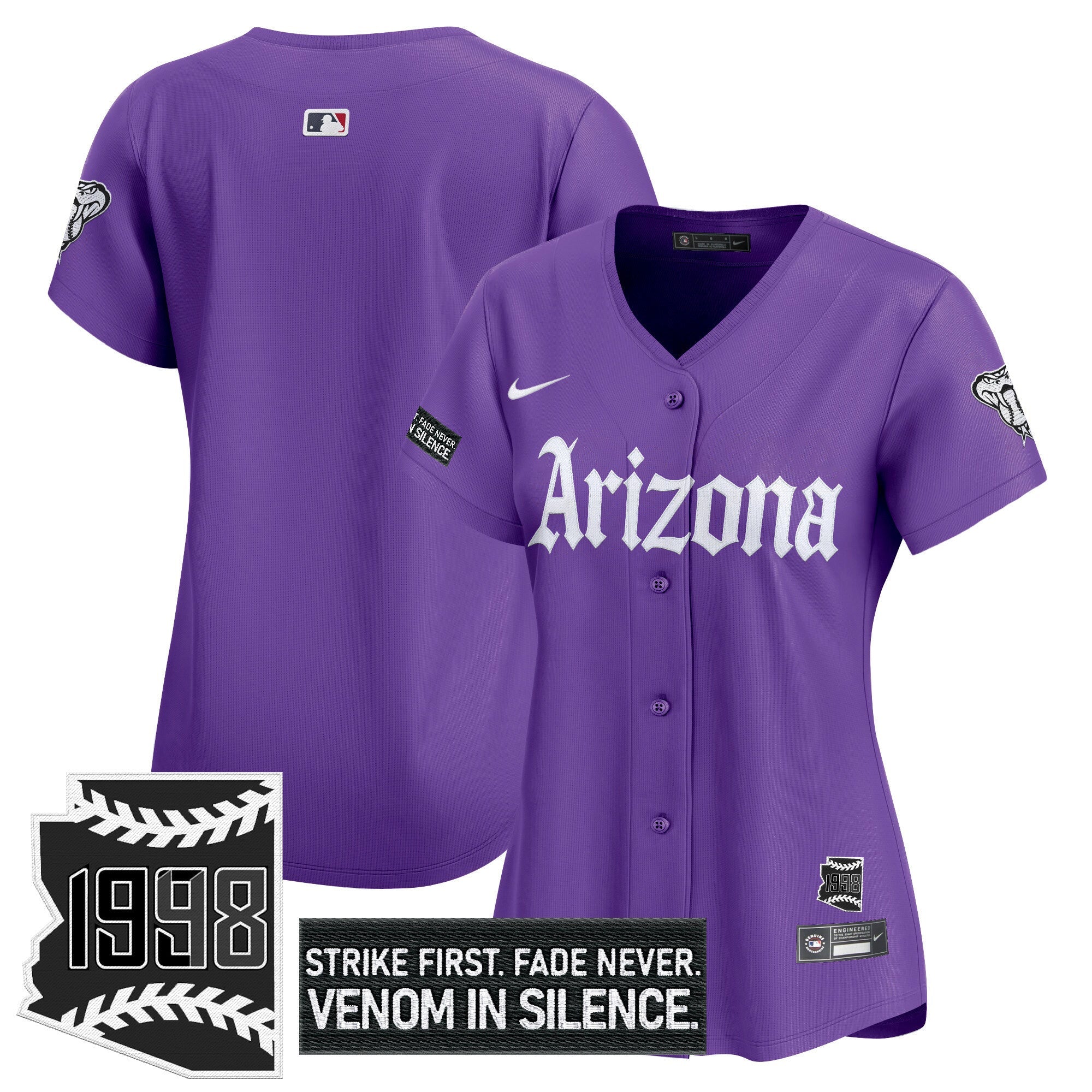 Women’s Arizona ‘Gothic Desert Fang Edition’ Vapor Premier Limited Jersey