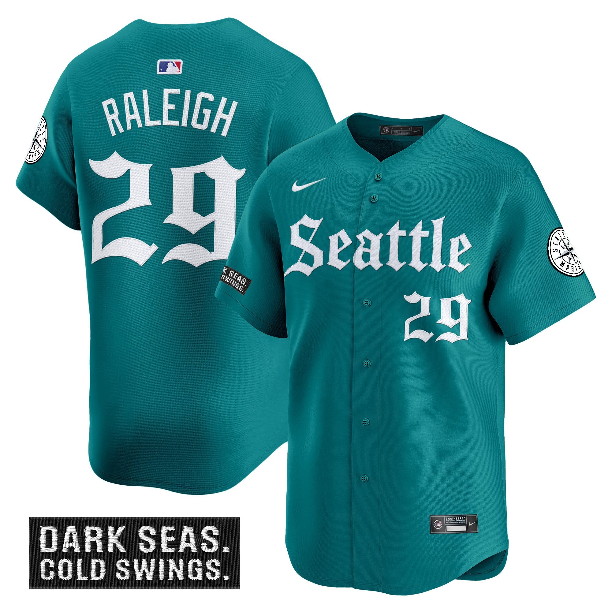 Men’s Seattle ‘Deep Sea Gothic Edition’ Vapor Premier Limited Jersey