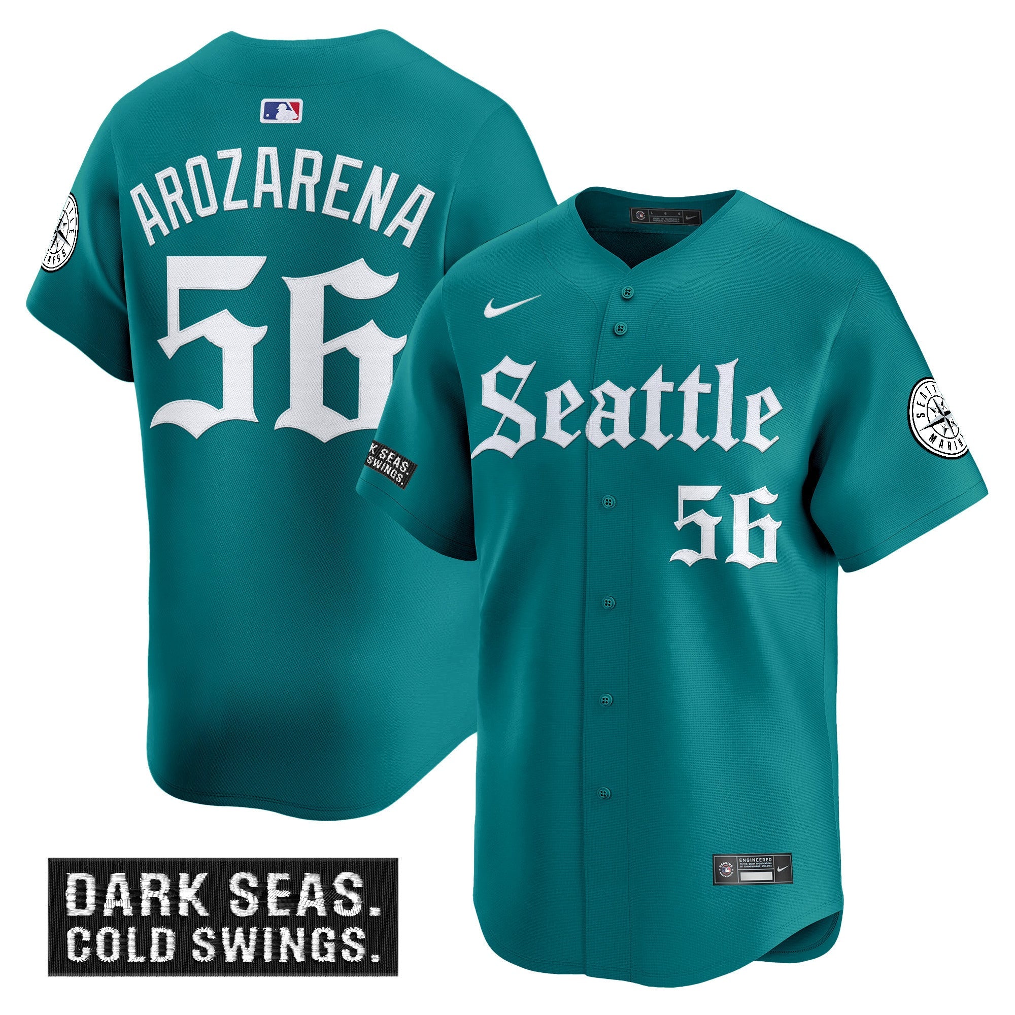 Men’s Seattle ‘Deep Sea Gothic Edition’ Vapor Premier Limited Jersey