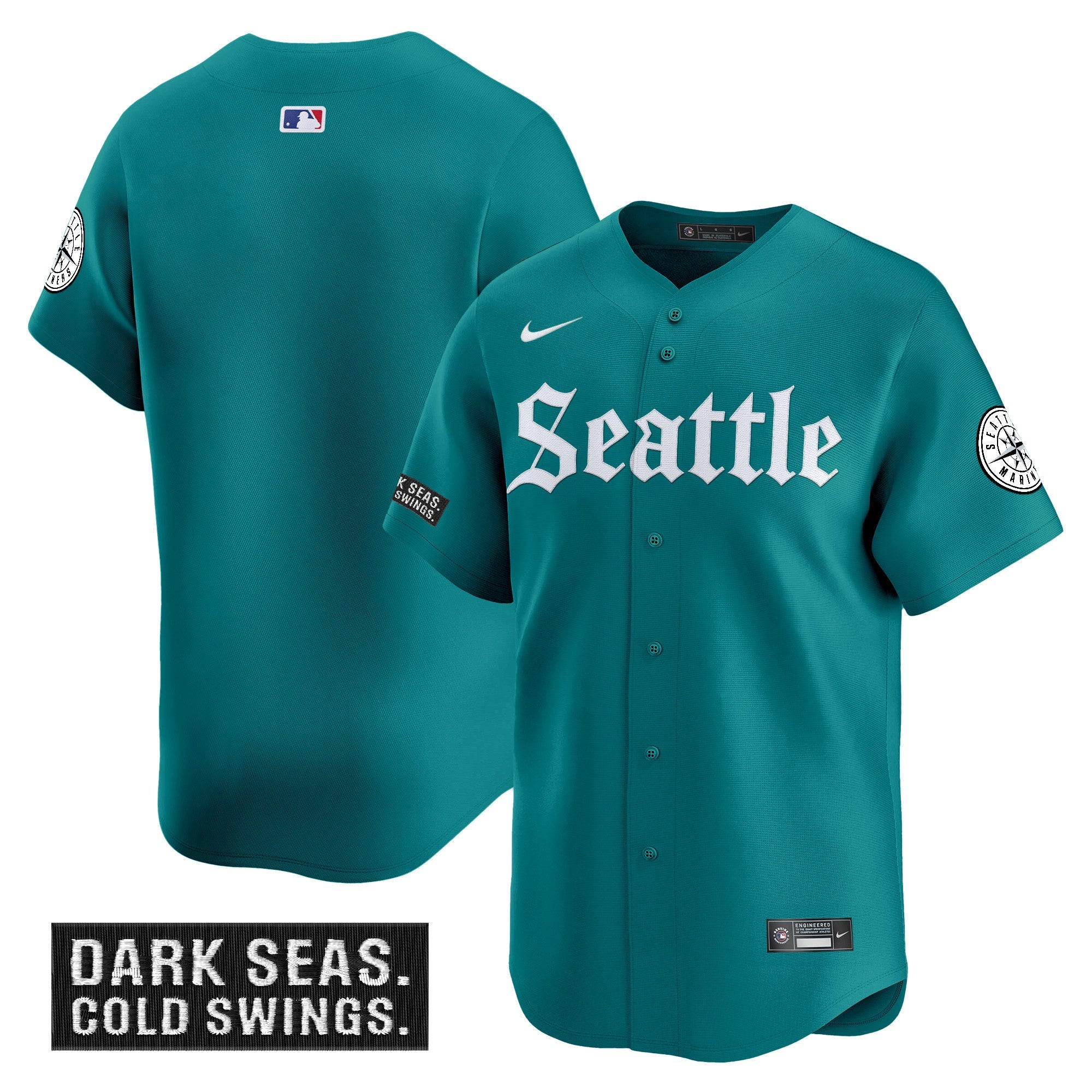 Men’s Seattle ‘Deep Sea Gothic Edition’ Vapor Premier Limited Jersey