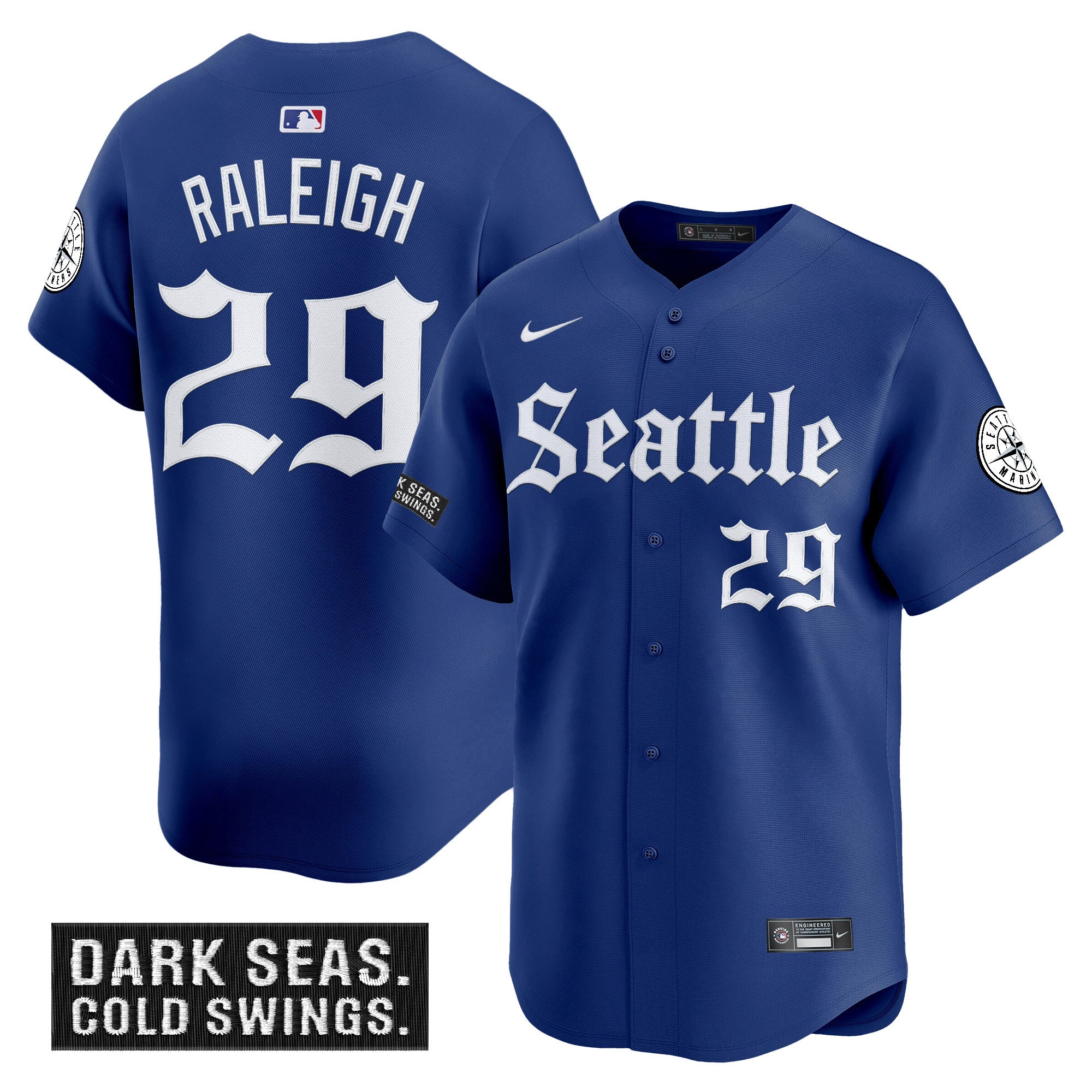Men’s Seattle ‘Deep Sea Gothic Edition’ Vapor Premier Limited Jersey