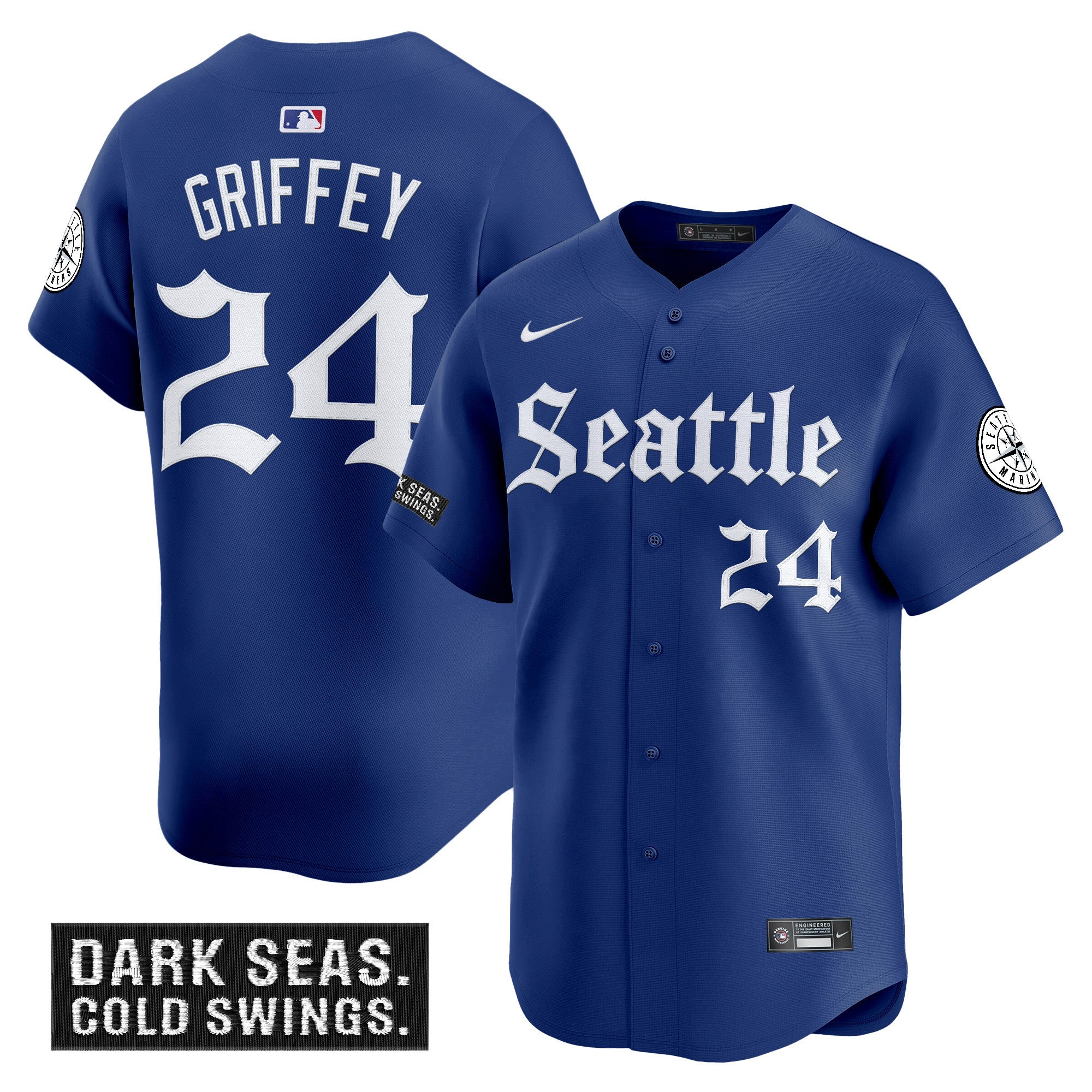 Men’s Seattle ‘Deep Sea Gothic Edition’ Vapor Premier Limited Jersey