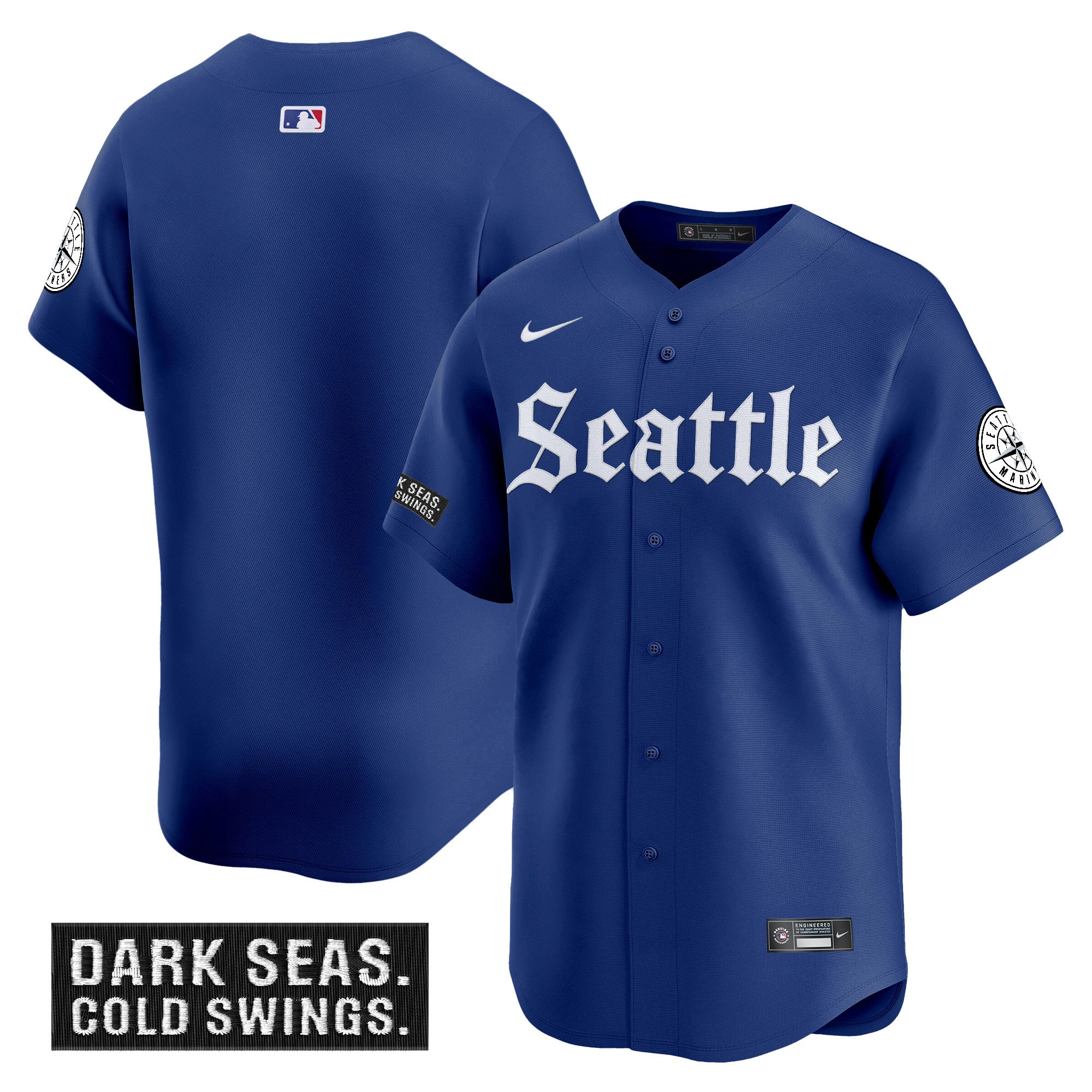 Men’s Seattle ‘Deep Sea Gothic Edition’ Vapor Premier Limited Jersey