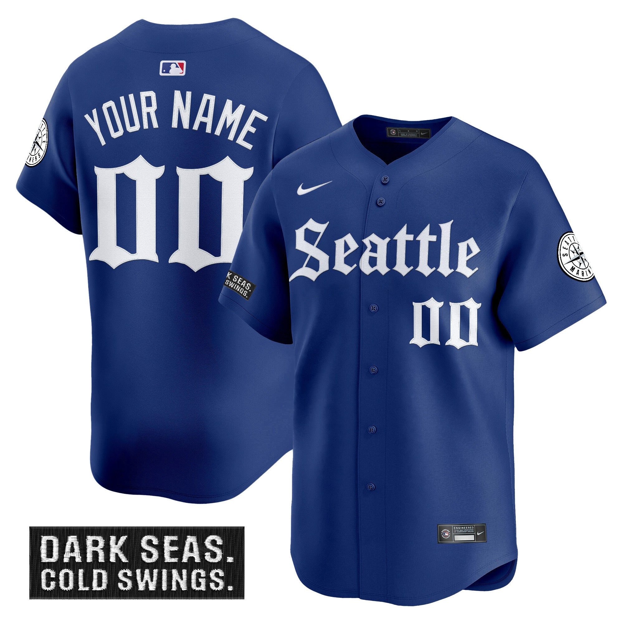 Seattle ‘Deep Sea Gothic Edition’ Vapor Premier Limited Custom Jersey