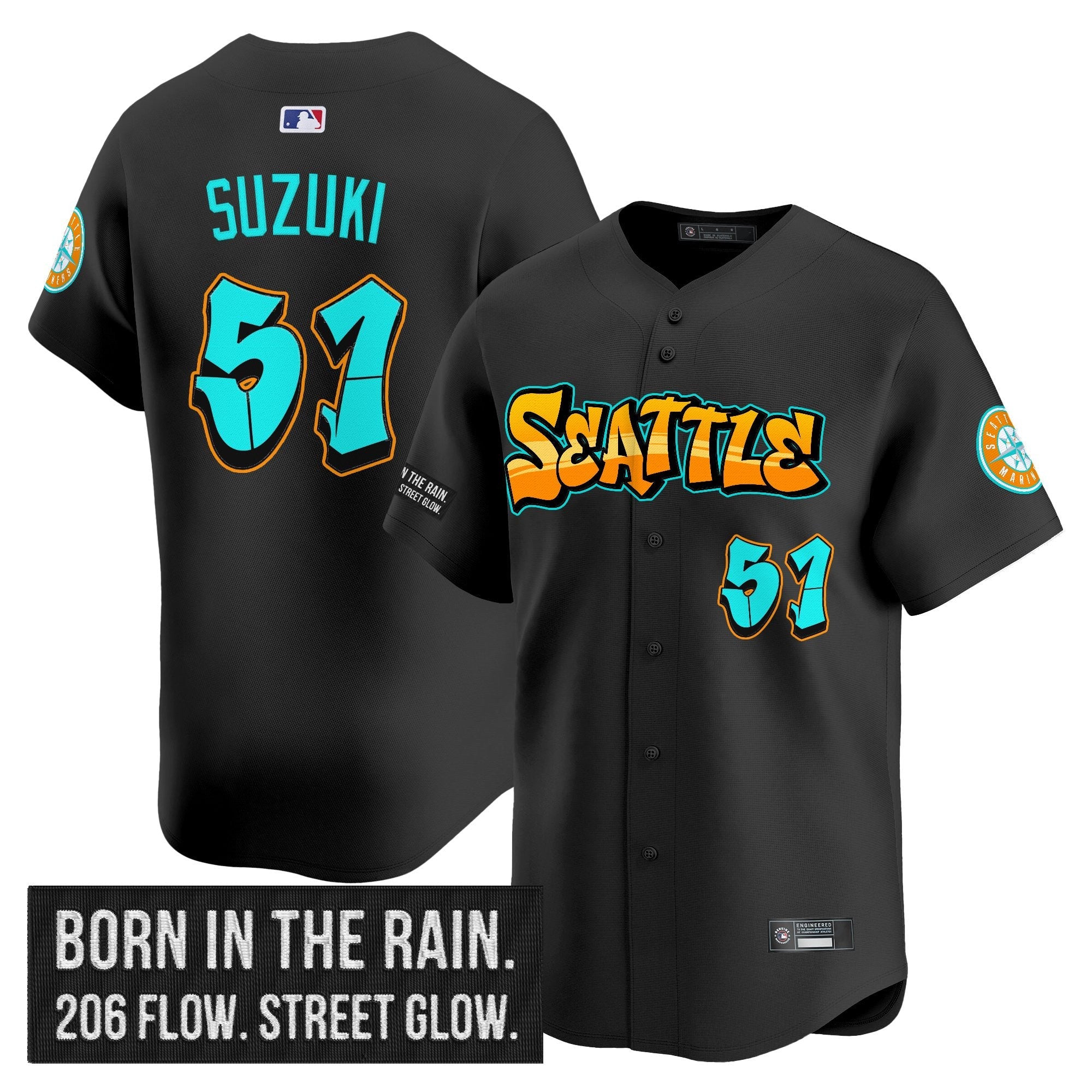 Graffiti Emerald Drop Limited Jersey