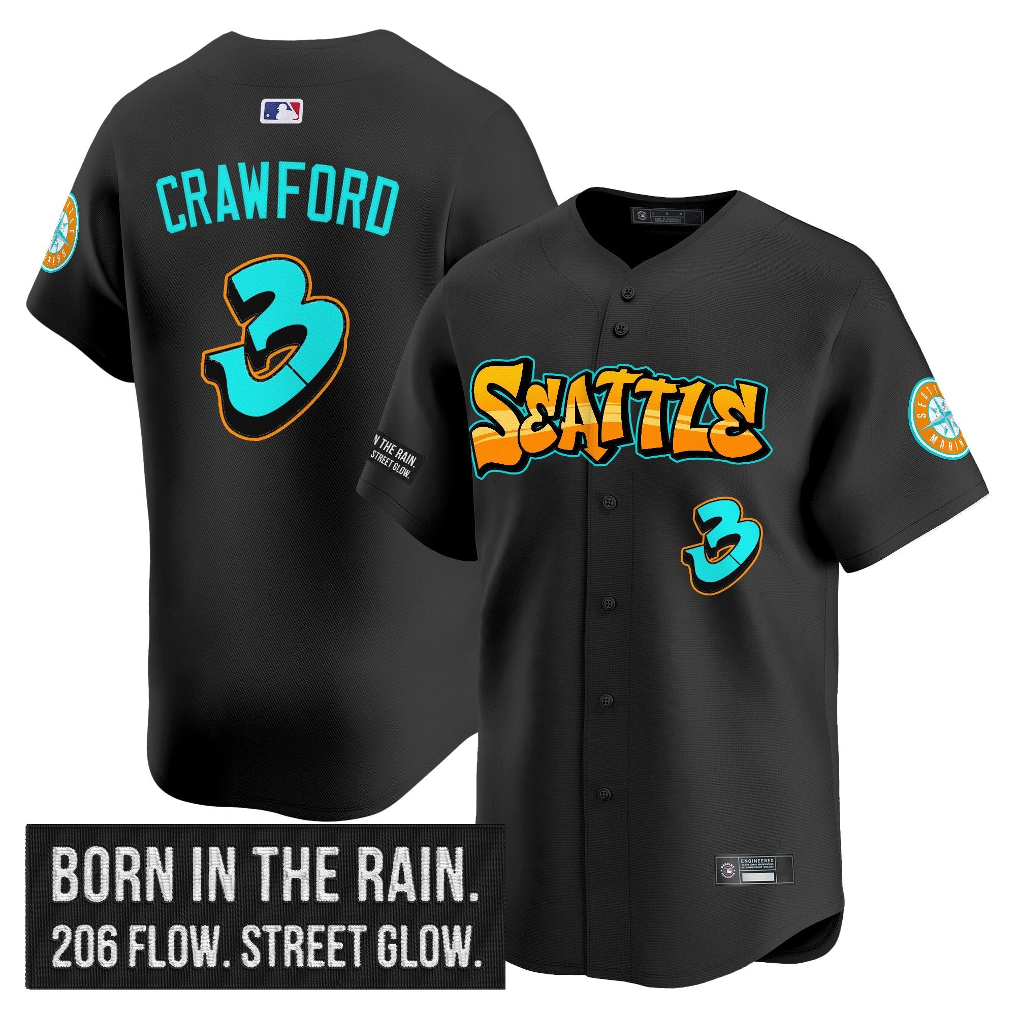 Graffiti Emerald Drop Limited Jersey