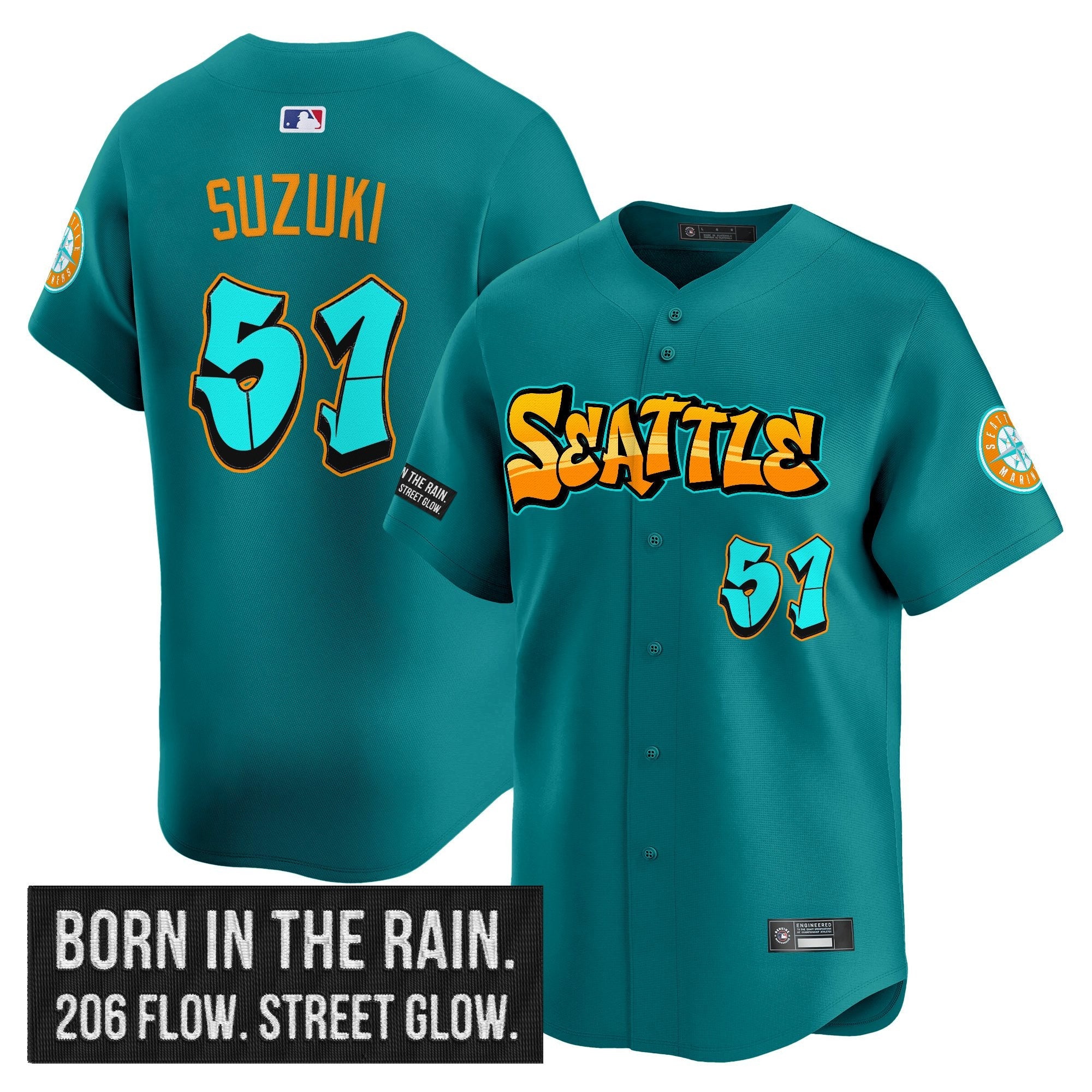 Graffiti Emerald Drop Limited Jersey