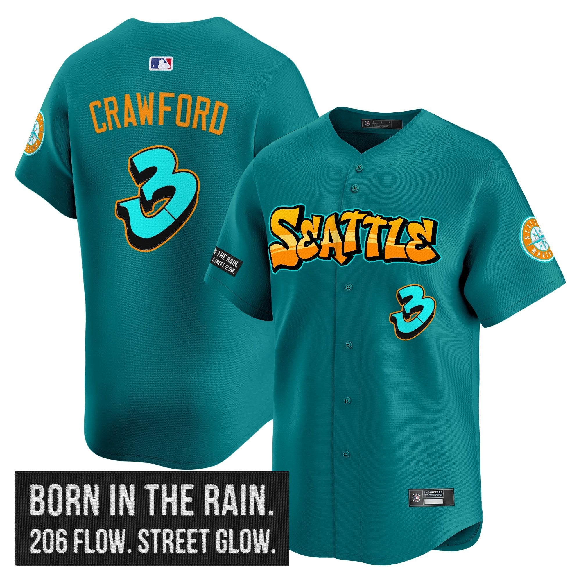 Graffiti Emerald Drop Limited Jersey
