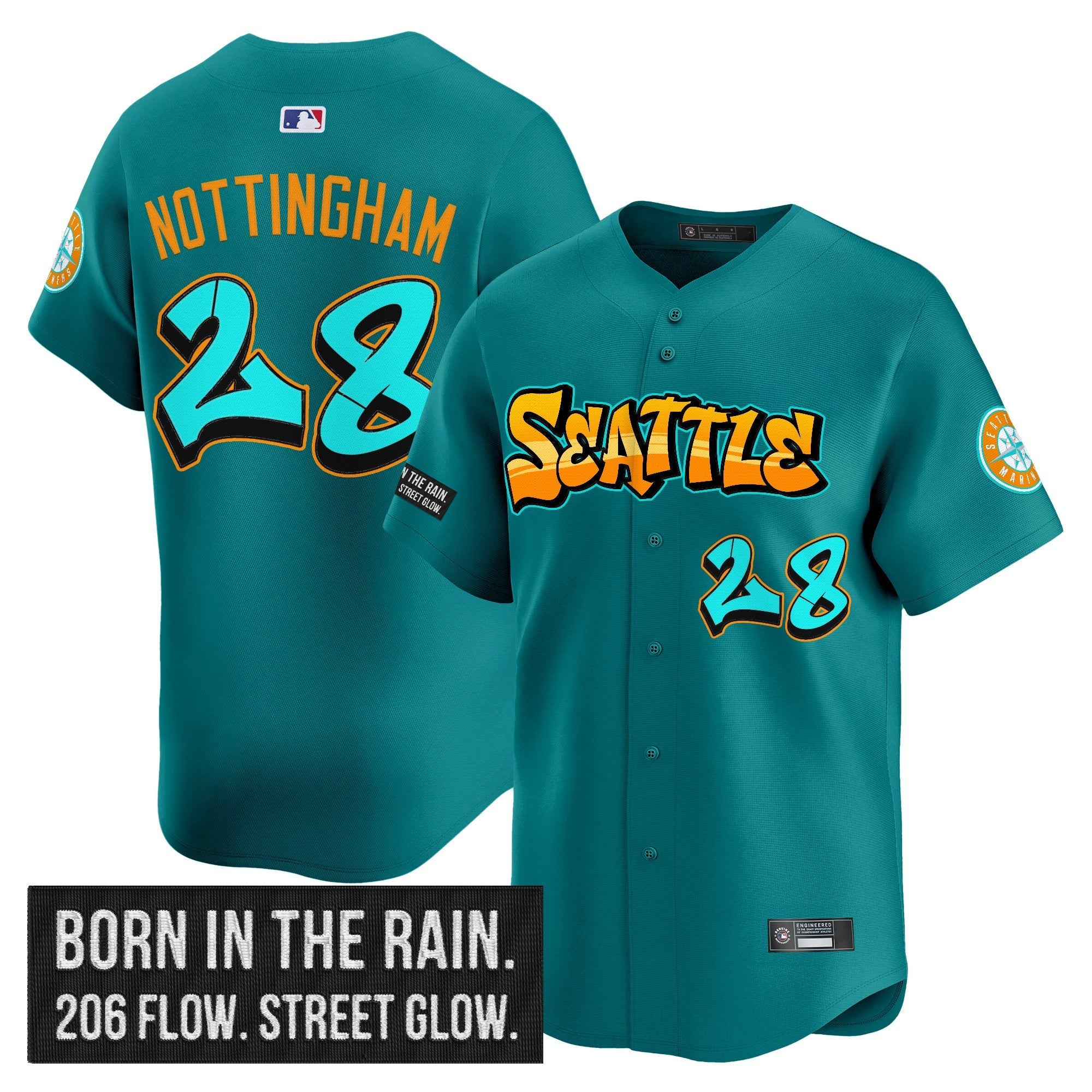 Graffiti Emerald Drop Limited Jersey