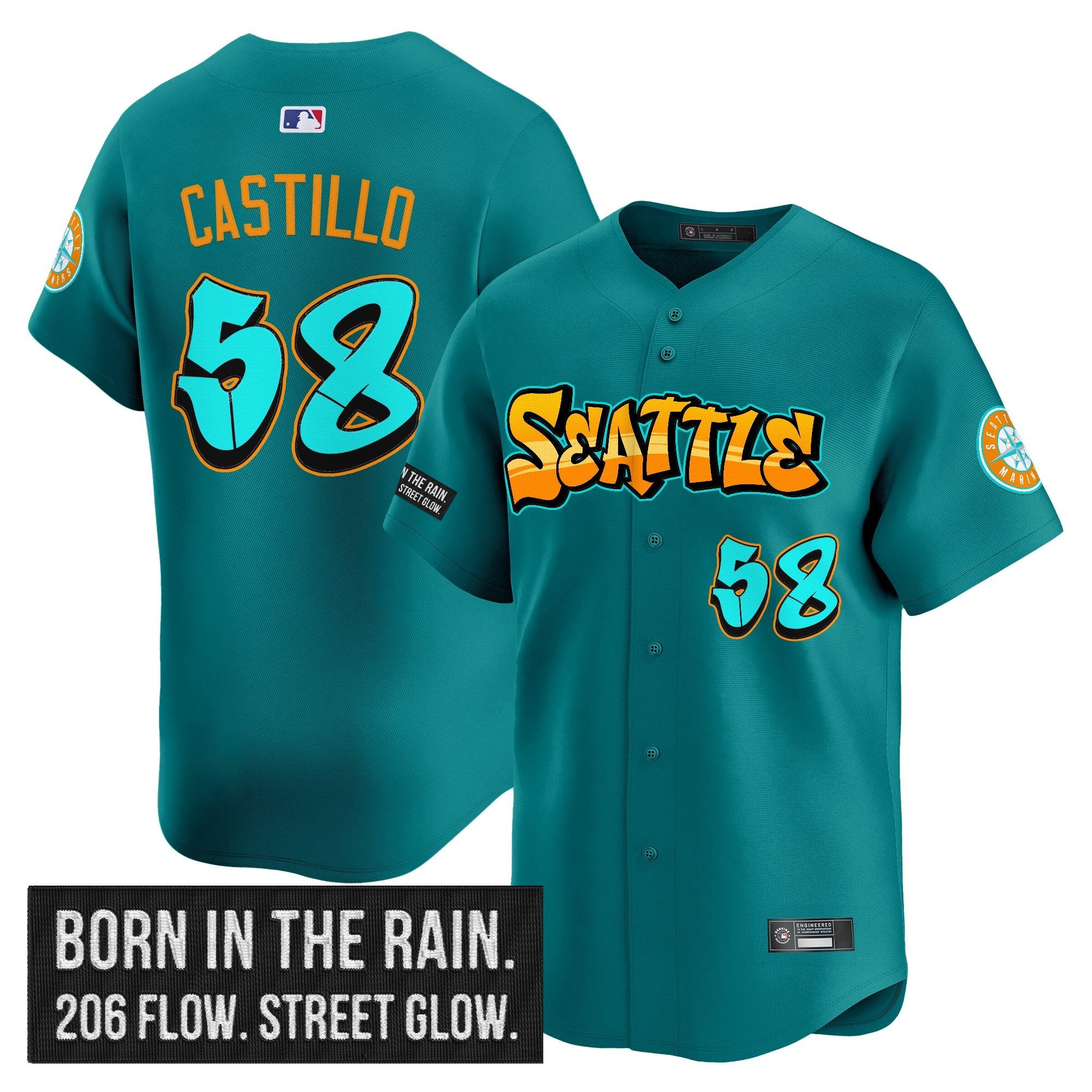 Graffiti Emerald Drop Limited Jersey