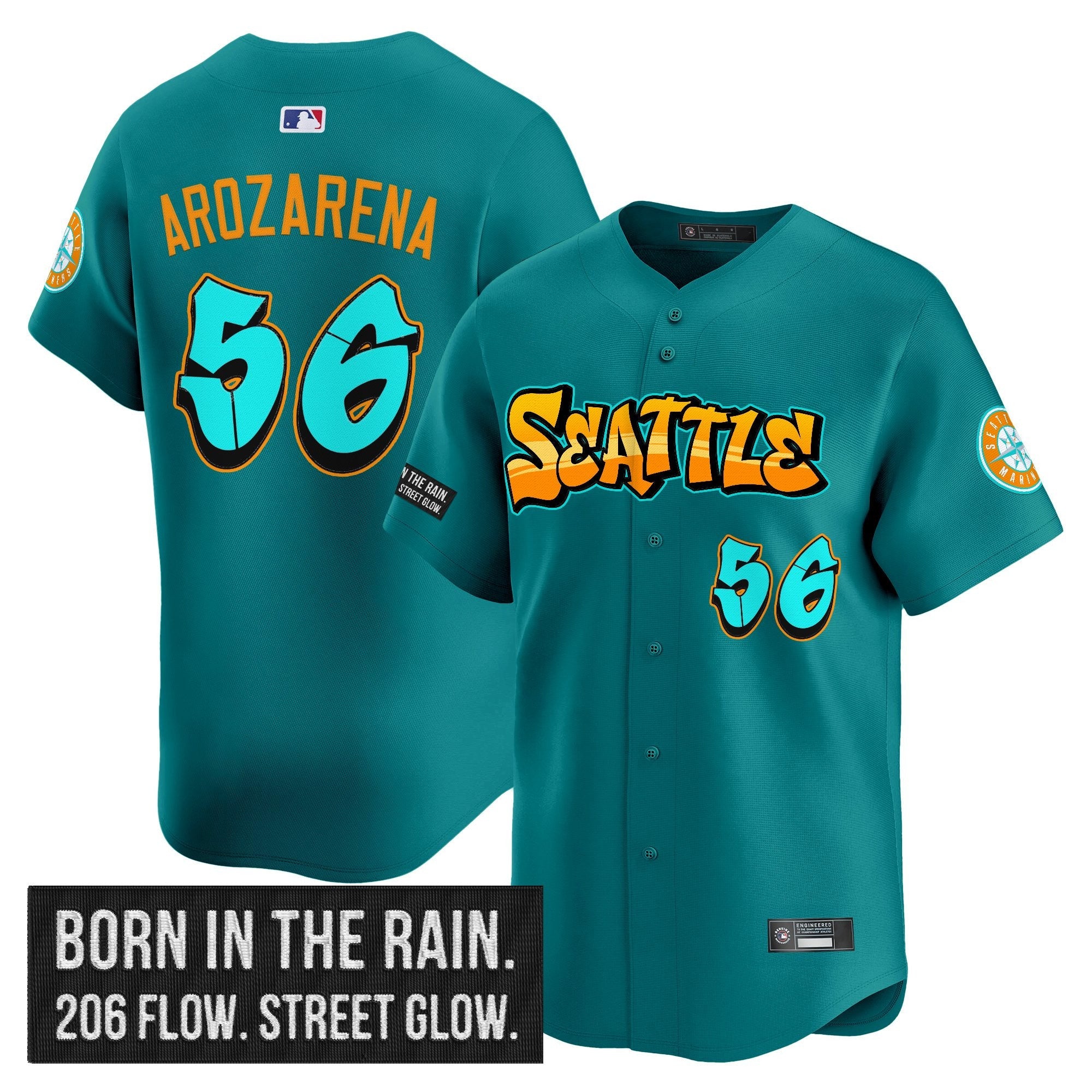 Graffiti Emerald Drop Limited Jersey