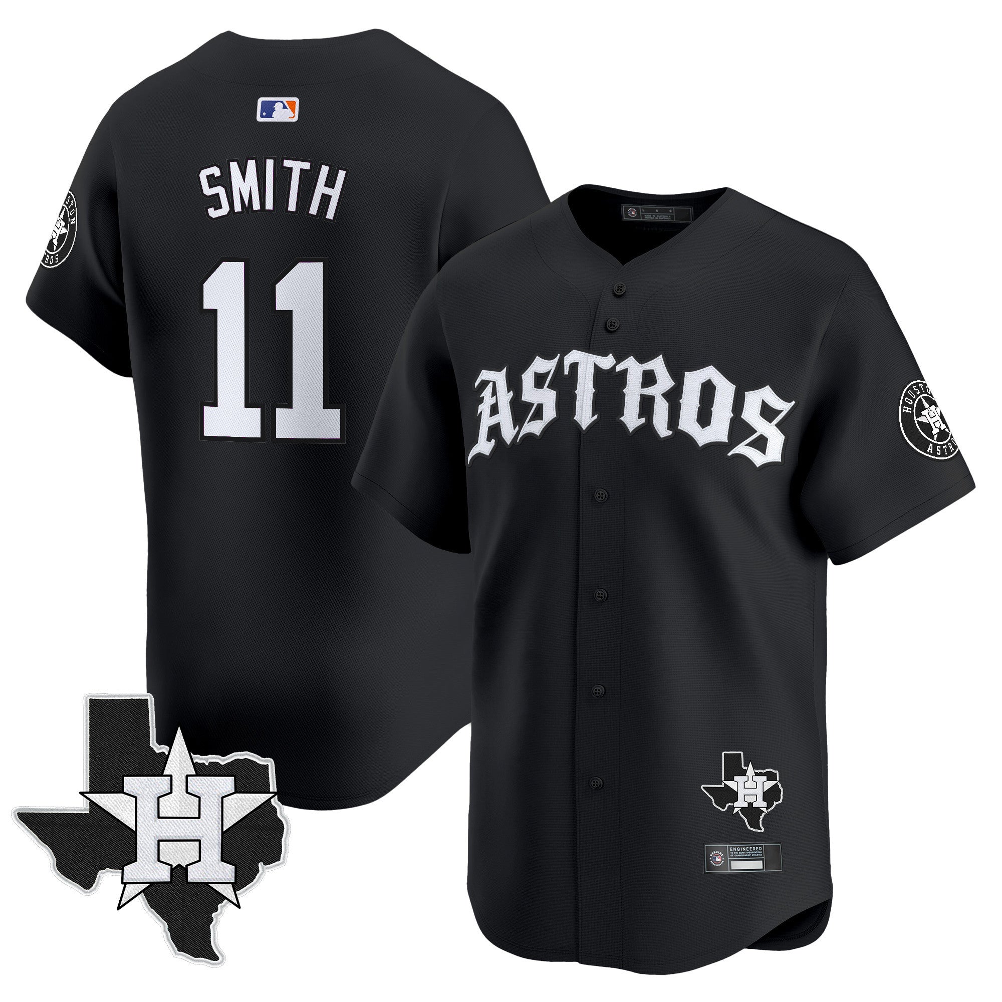 Men’s Houston ‘Old English Edition’ Vapor Premier Limited Jersey