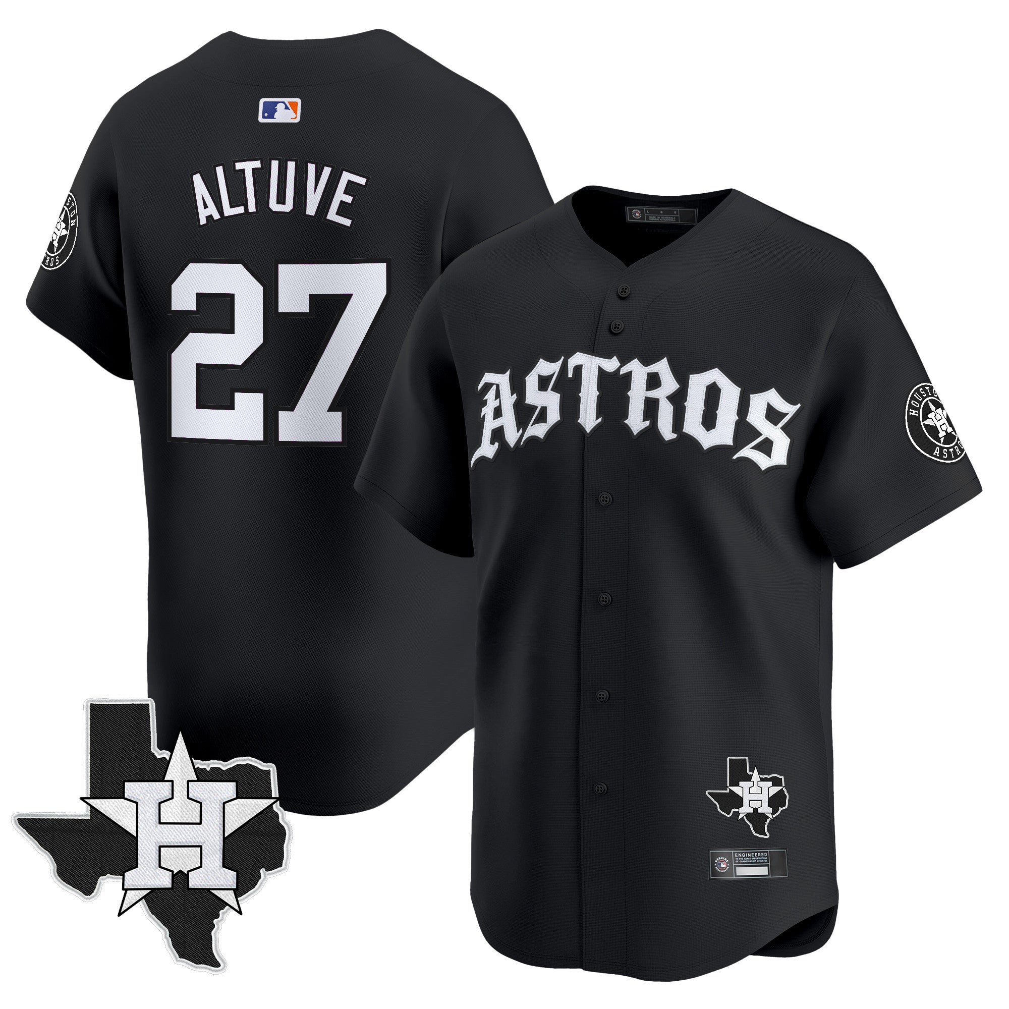 Men’s Houston ‘Old English Edition’ Vapor Premier Limited Jersey