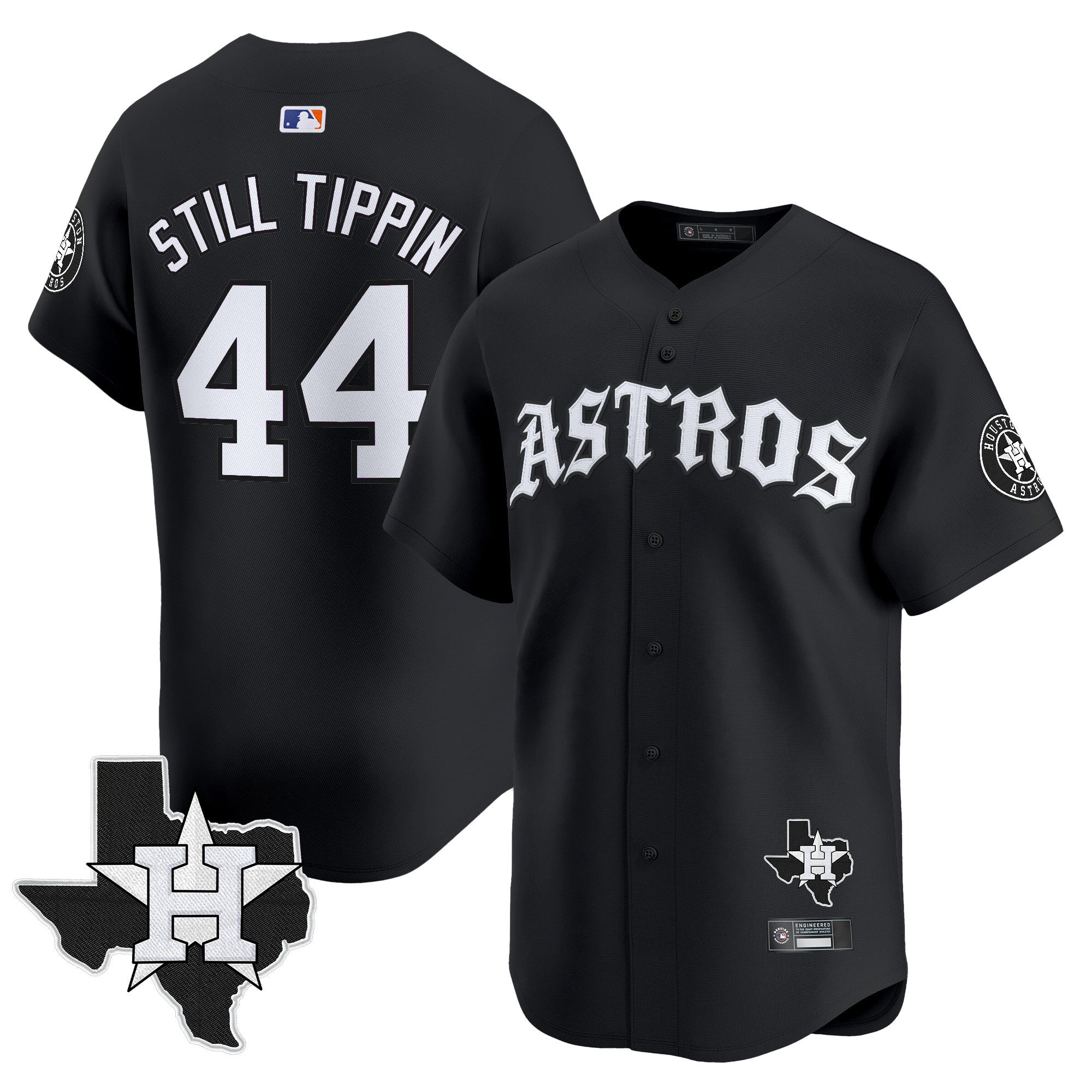 Men’s Houston ‘Old English Edition’ Vapor Premier Limited Jersey