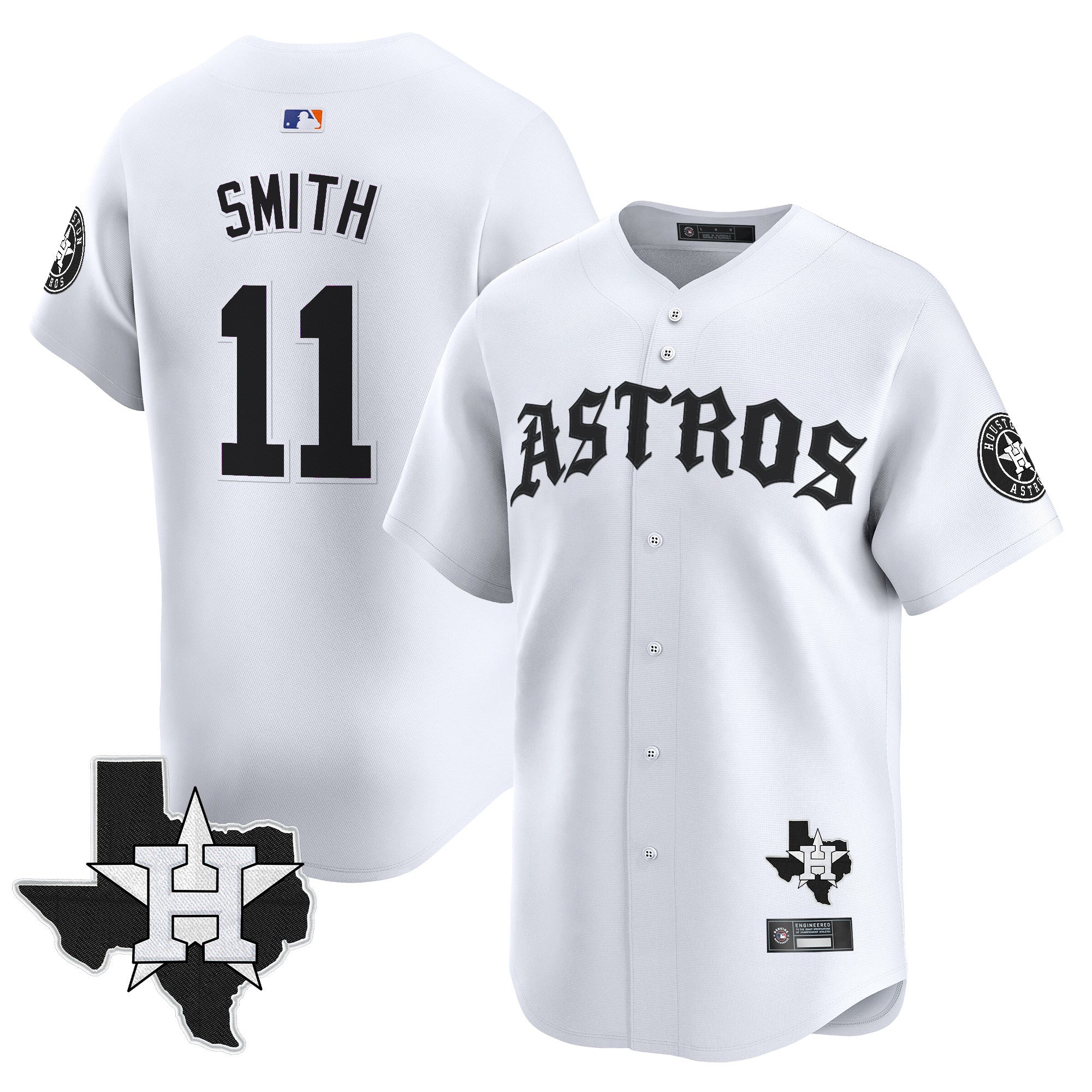 Men’s Houston ‘Old English Edition’ Vapor Premier Limited Jersey