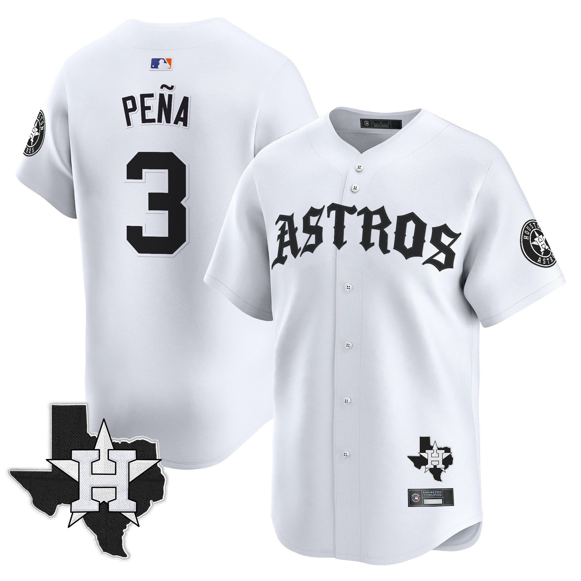 Men’s Houston ‘Old English Edition’ Vapor Premier Limited Jersey