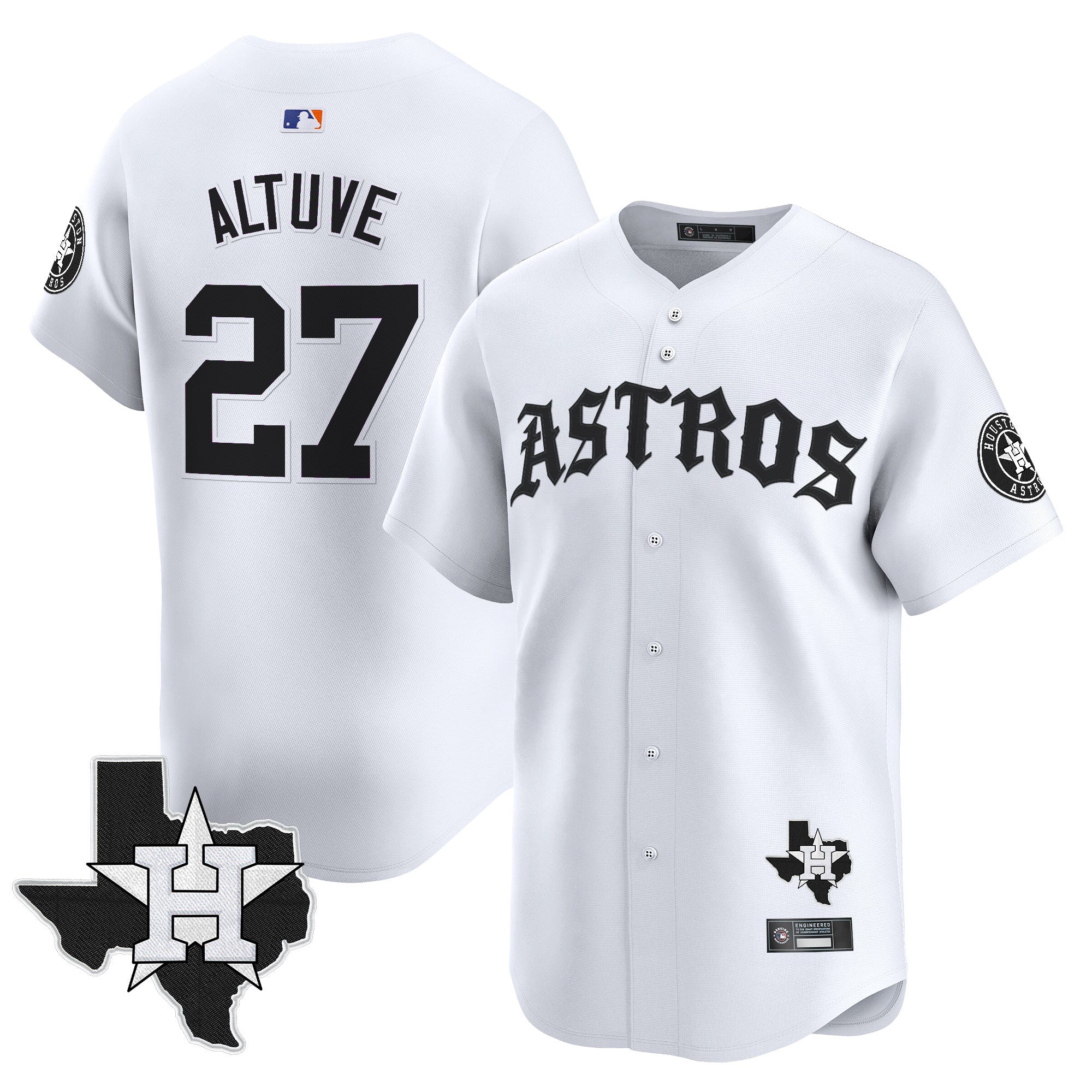 Men’s Houston ‘Old English Edition’ Vapor Premier Limited Jersey