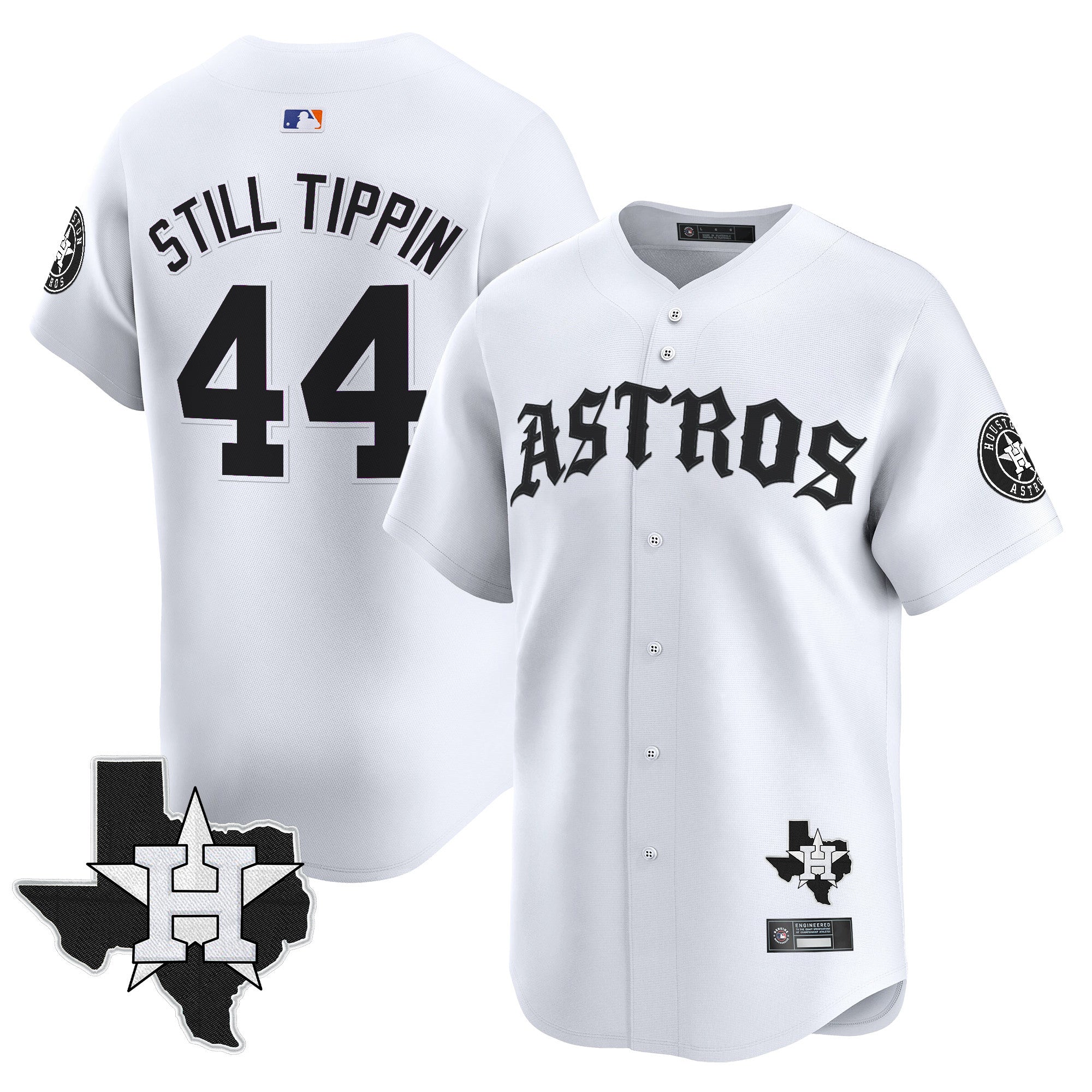 Men’s Houston ‘Old English Edition’ Vapor Premier Limited Jersey