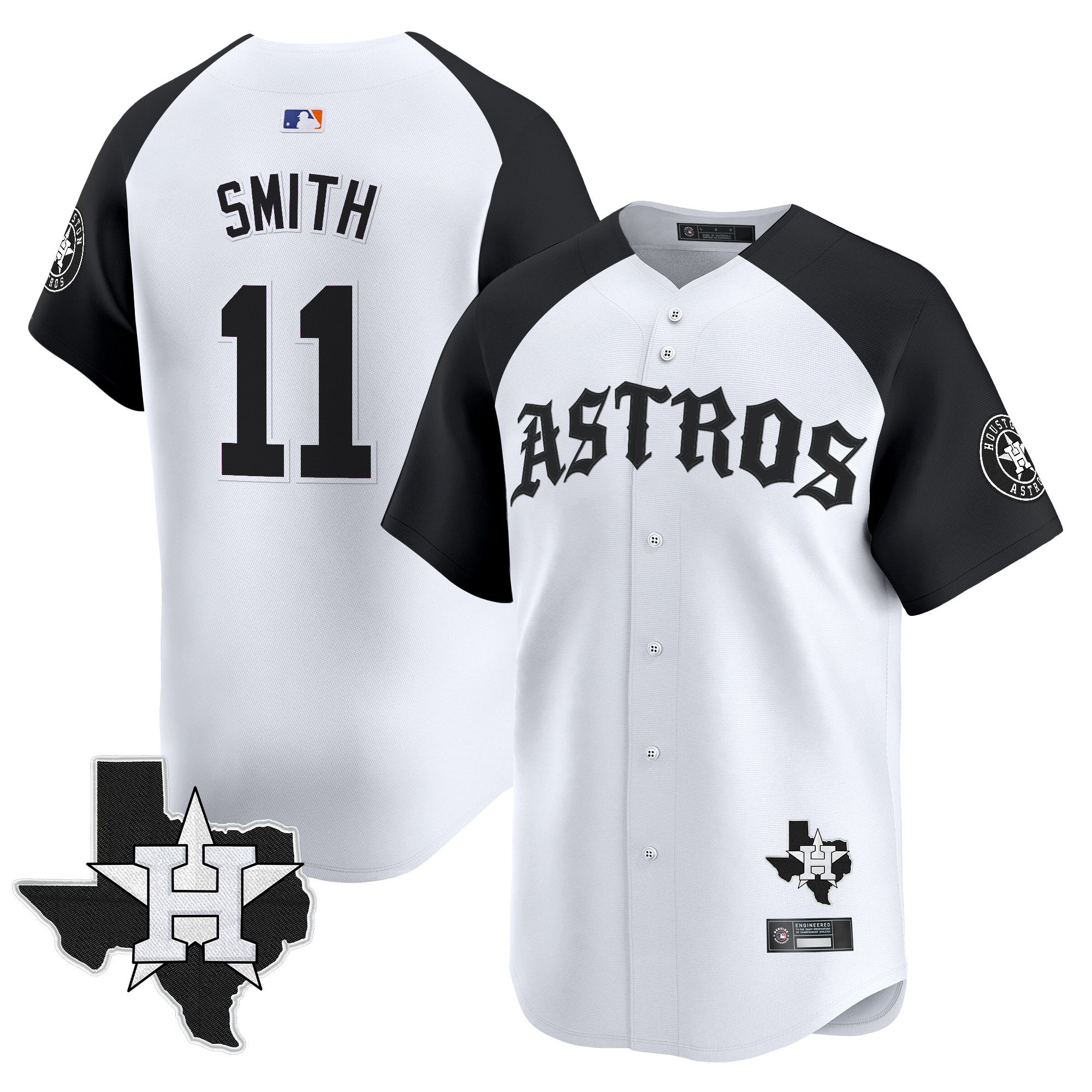 Men’s Houston ‘Old English Edition’ Vapor Premier Limited Jersey