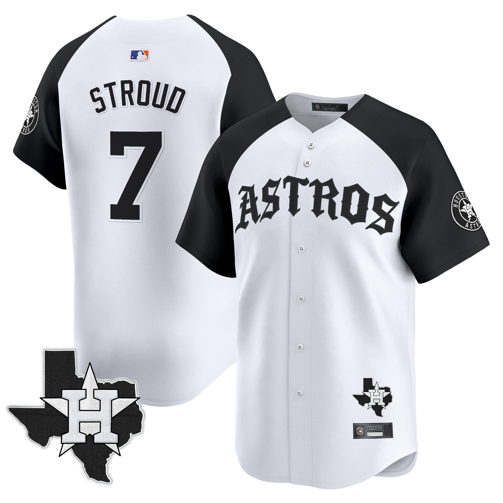Men’s Houston ‘Old English Edition’ Vapor Premier Limited Jersey