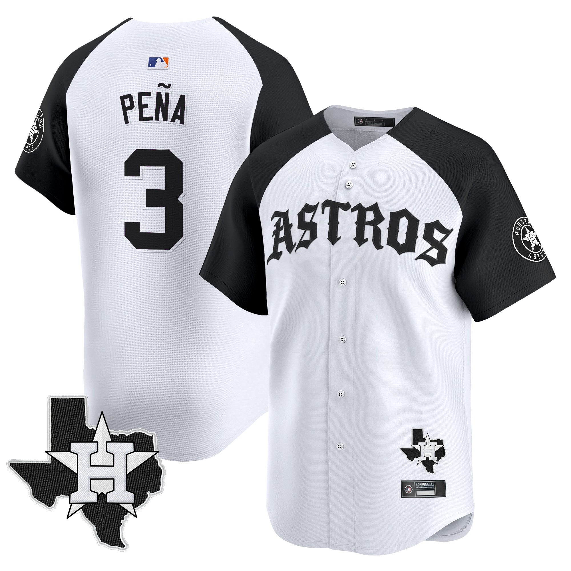 Men’s Houston ‘Old English Edition’ Vapor Premier Limited Jersey