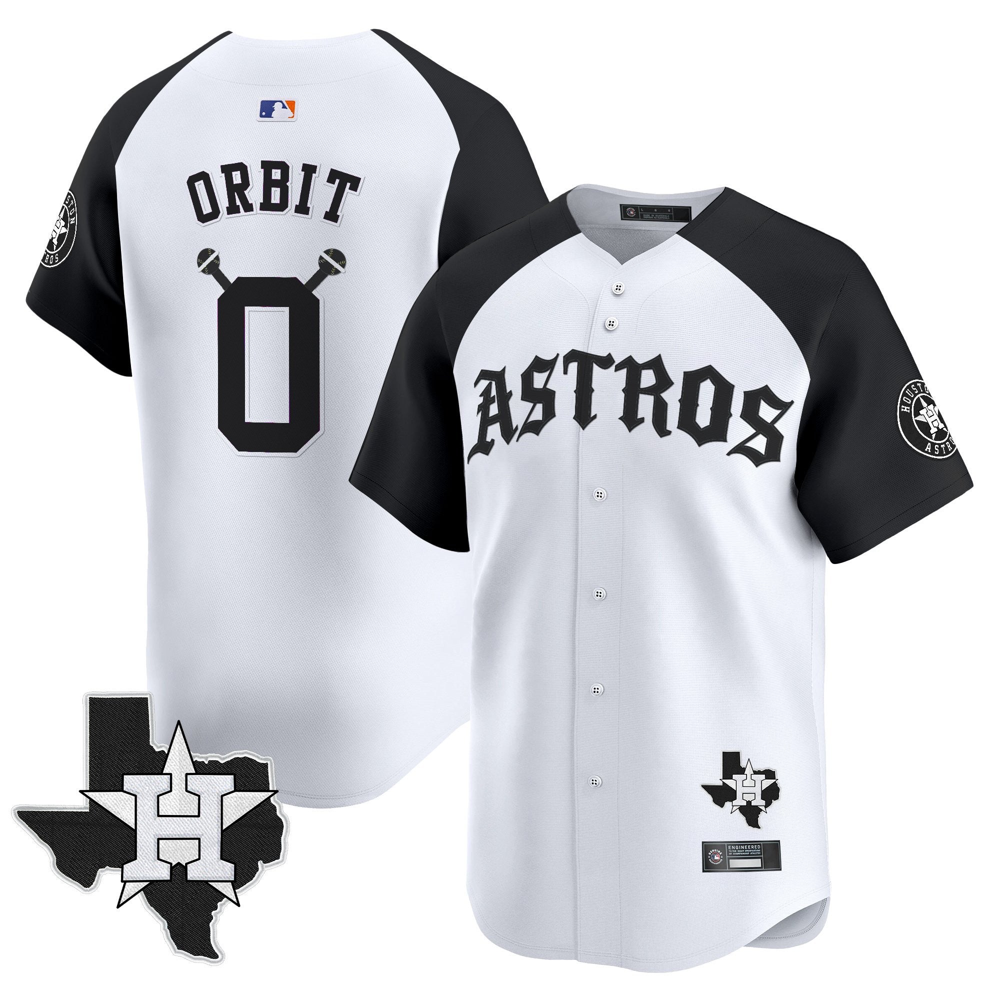 Men’s Houston ‘Old English Edition’ Vapor Premier Limited Jersey