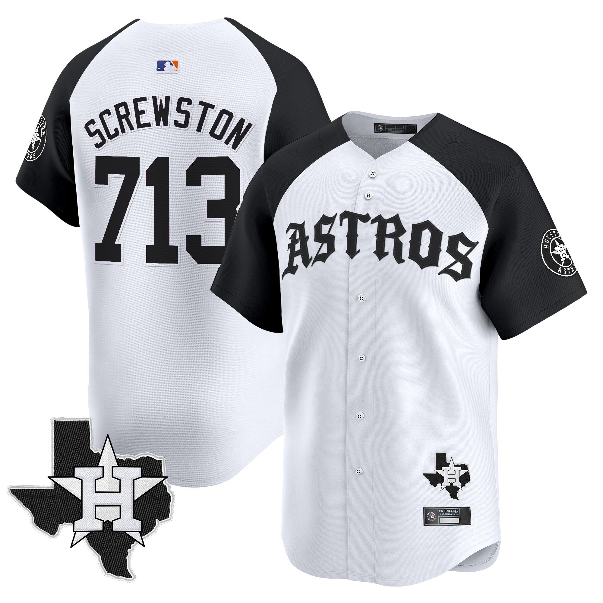 Men’s Houston ‘Old English Edition’ Vapor Premier Limited Jersey