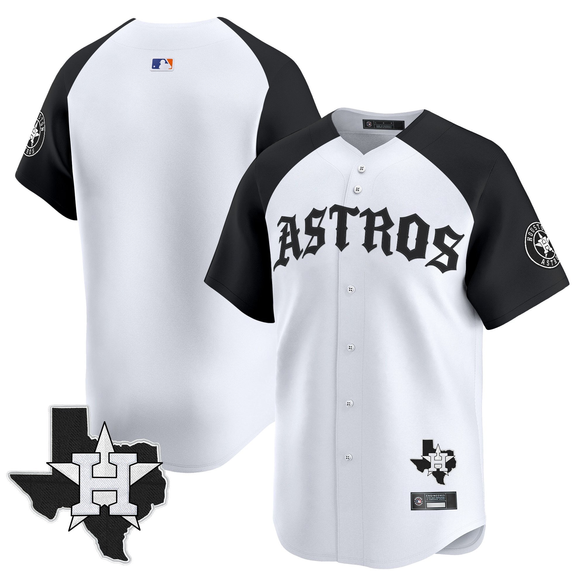 Men’s Houston ‘Old English Edition’ Vapor Premier Limited Jersey