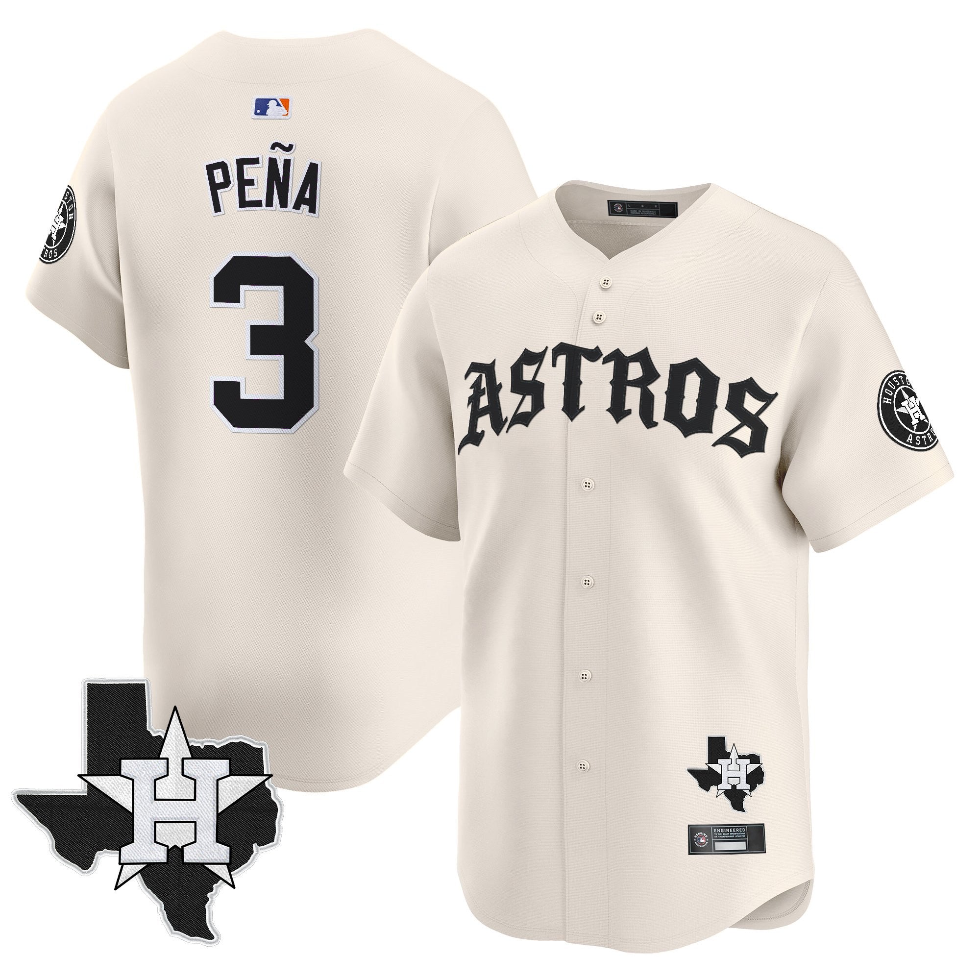 Men’s Houston ‘Old English Edition’ Vapor Premier Limited Jersey
