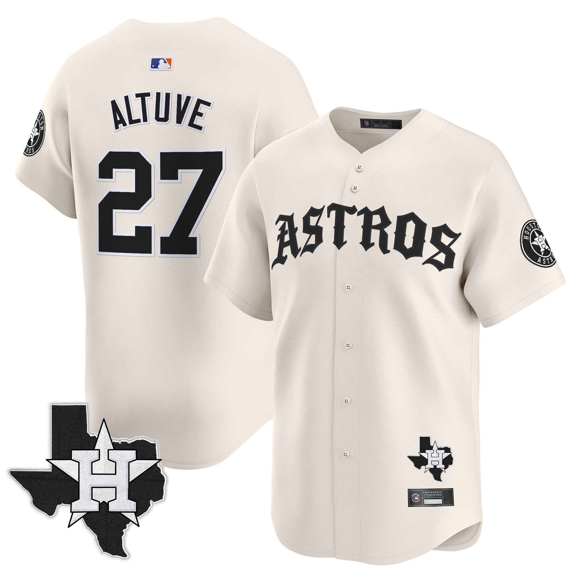 Men’s Houston ‘Old English Edition’ Vapor Premier Limited Jersey