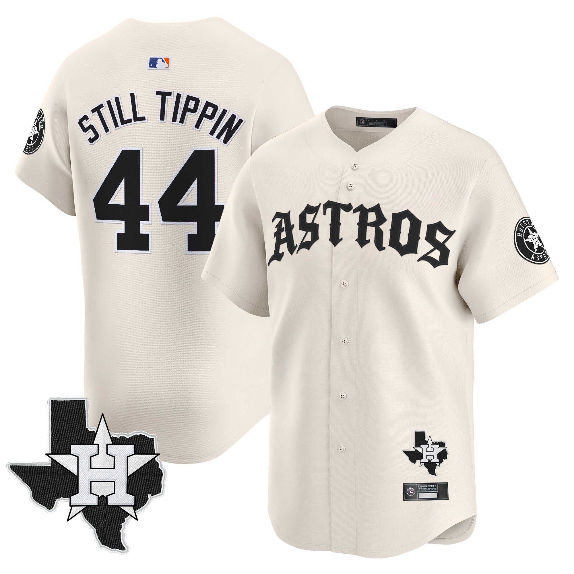 Men’s Houston ‘Old English Edition’ Vapor Premier Limited Jersey